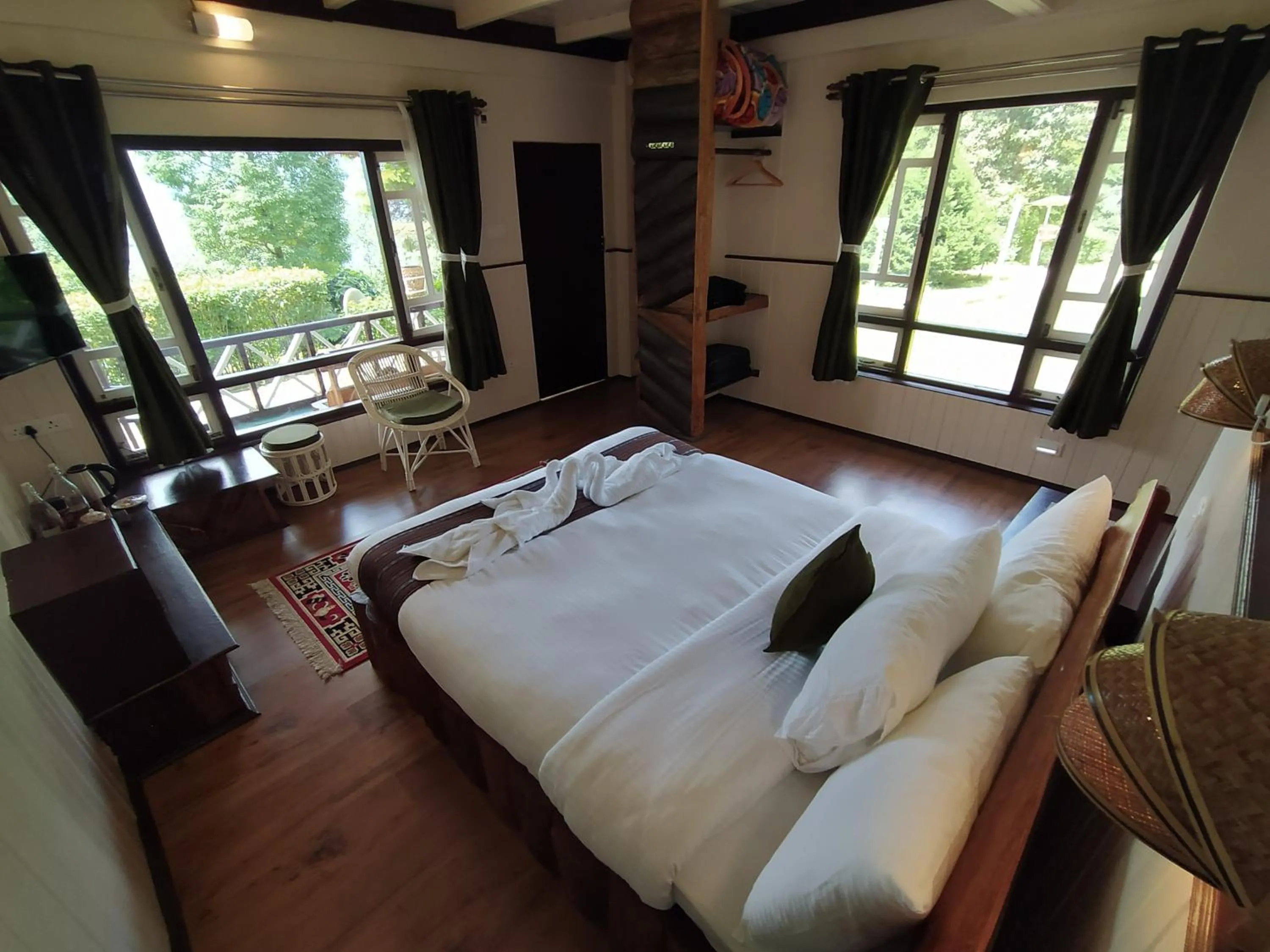 Photo of the whole room, Bed in The Nettle and Fern Farmstay