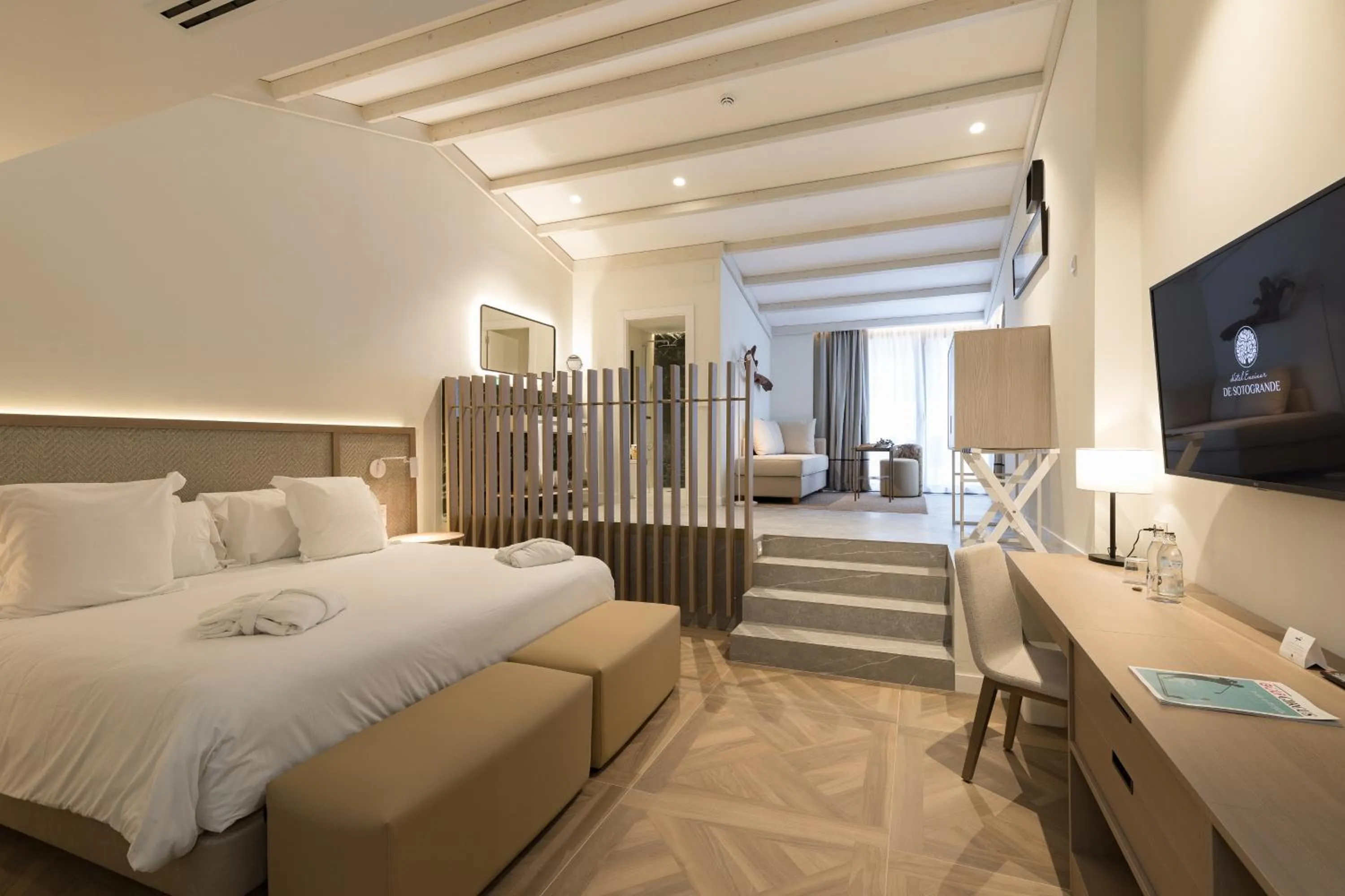 Superior Double Room with View with Extra Bed (2 Adults + 1 Child) in Hotel Encinar de Sotogrande