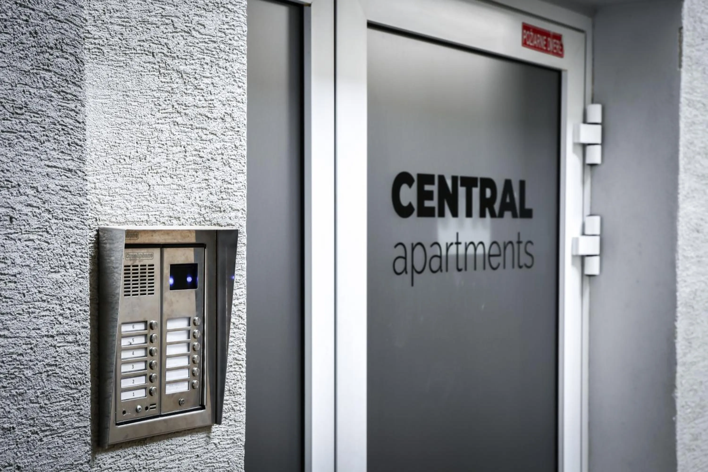 Facade/entrance in Central Apartments