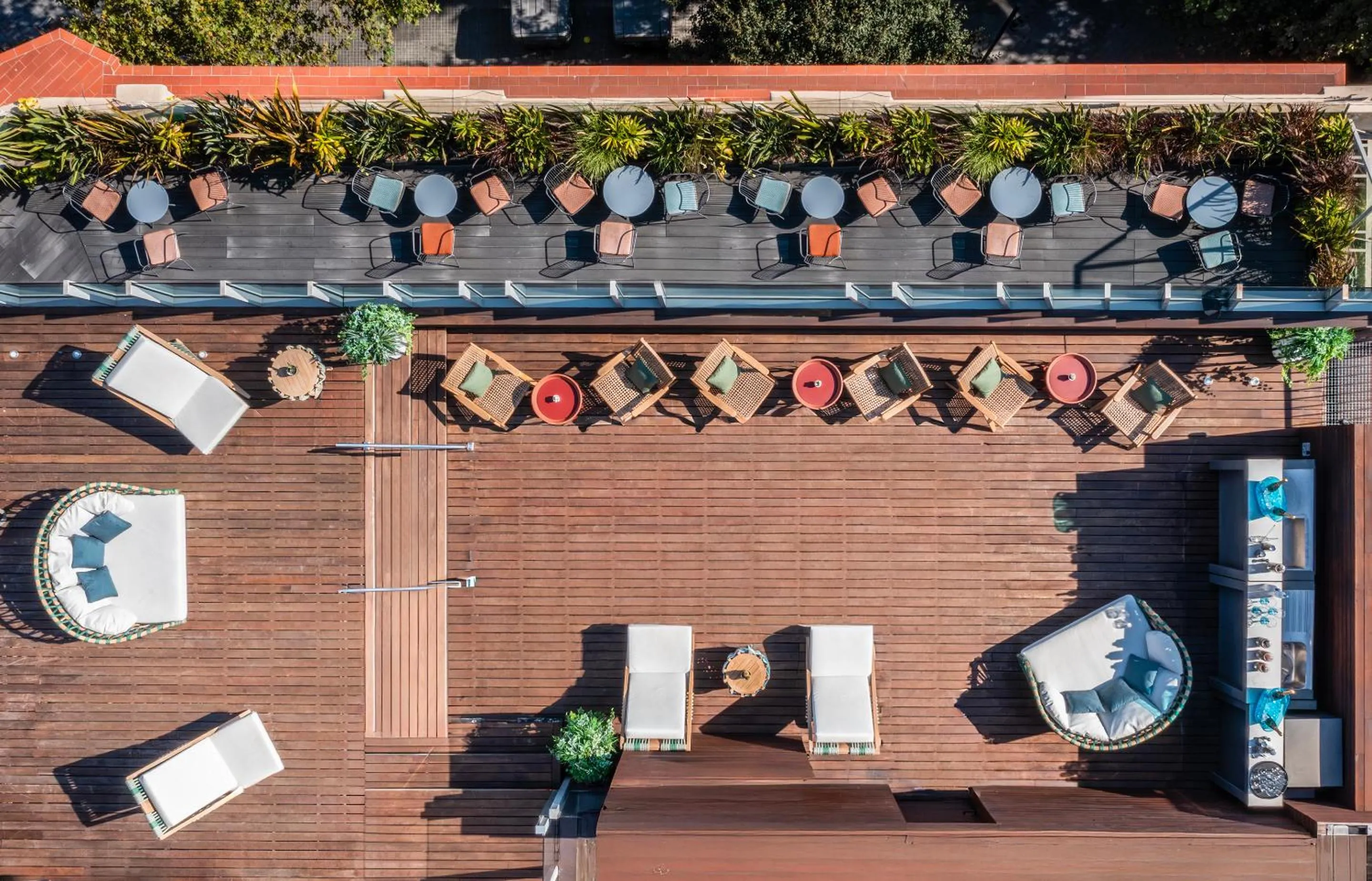 Balcony/Terrace in Axel Hotel Barcelona - Adults Only