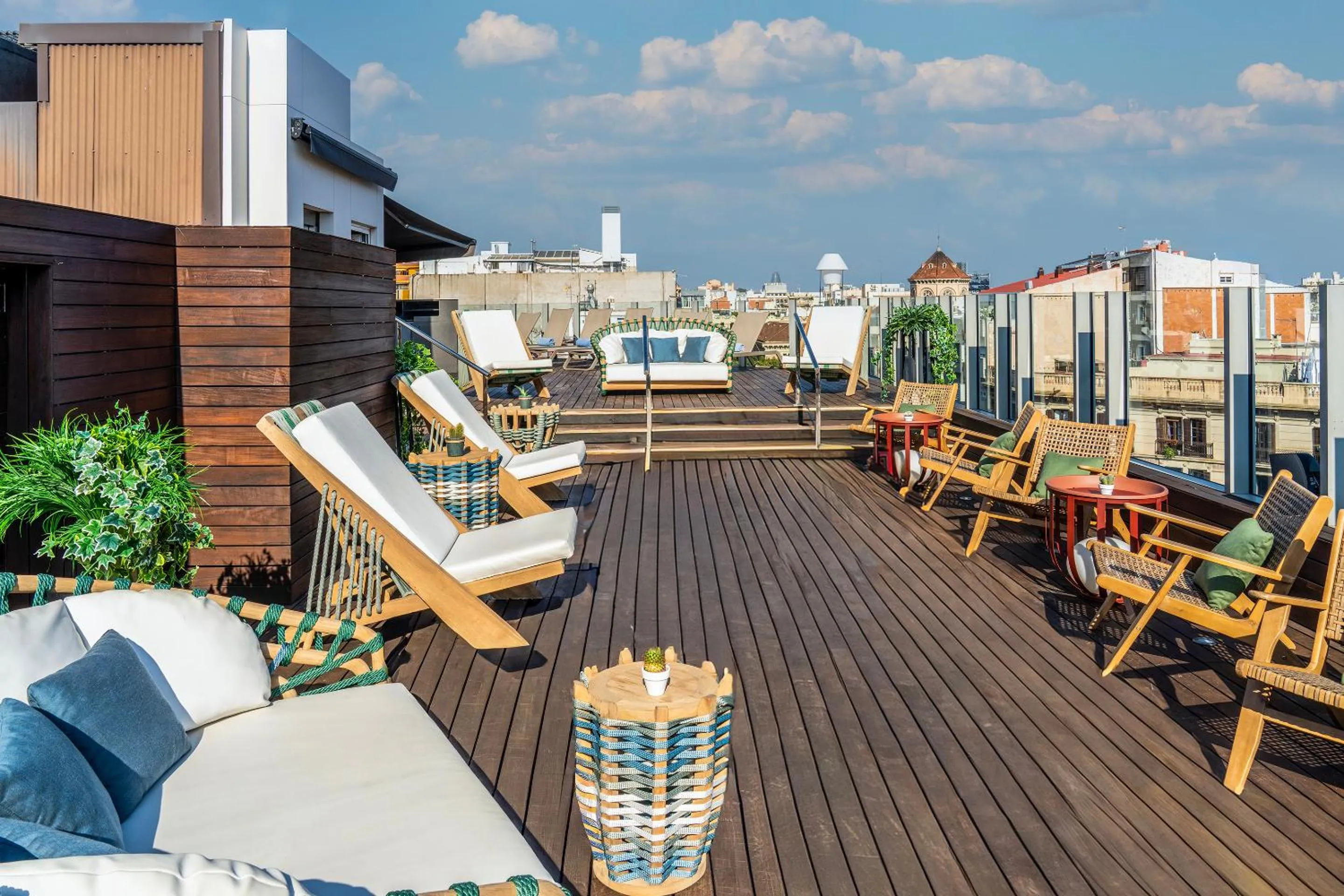 Balcony/Terrace in Axel Hotel Barcelona - Adults Only