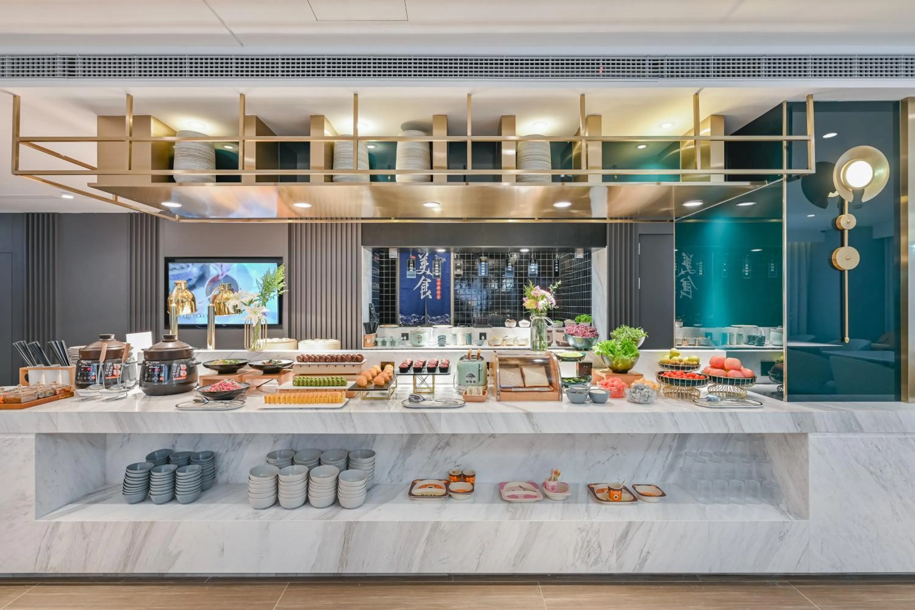 Breakfast in Atour Hotel Shanghai Songjiang Sports Center Free laundry service