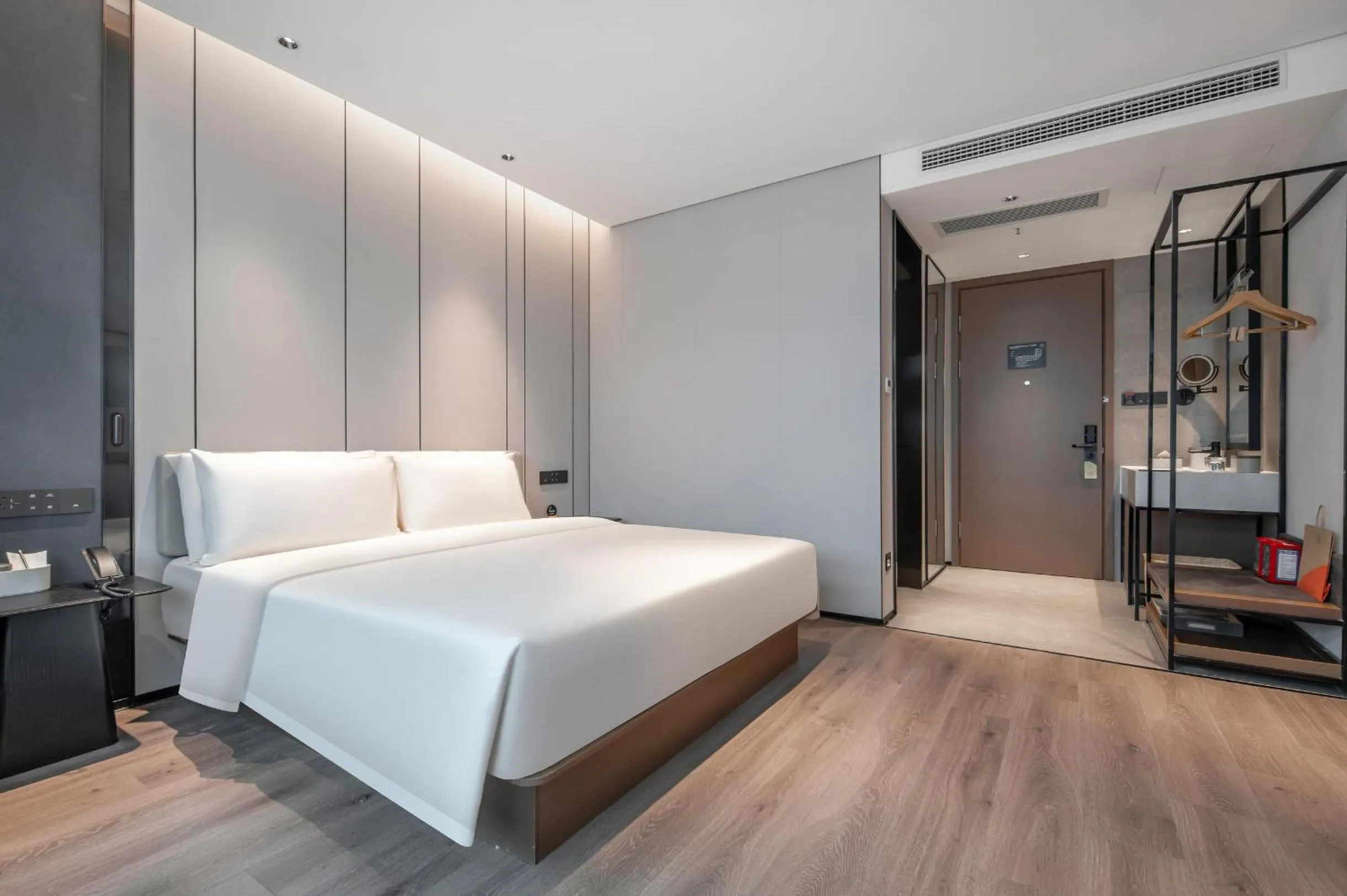 Bed in Atour Hotel Jiaojiang Taizhou