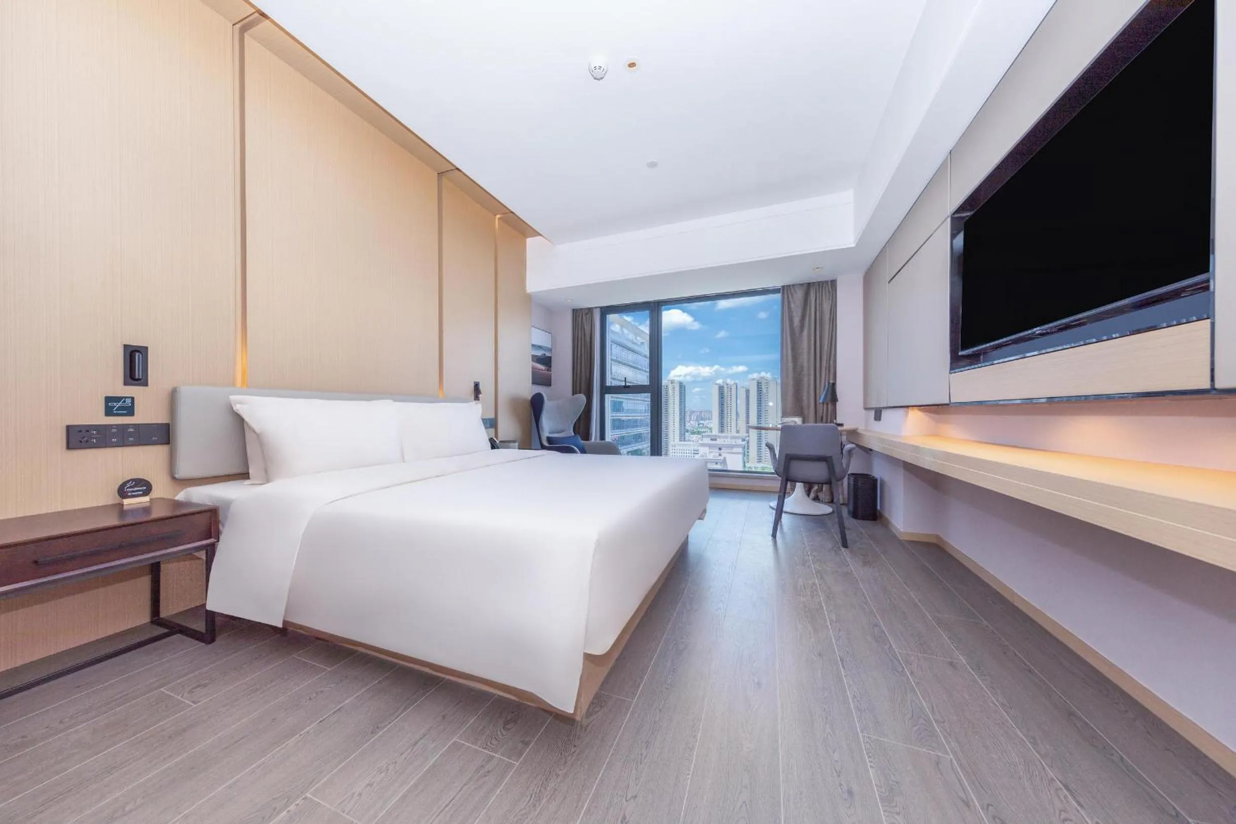 Bed in Atour Hotel Xiaolan Zhongshan