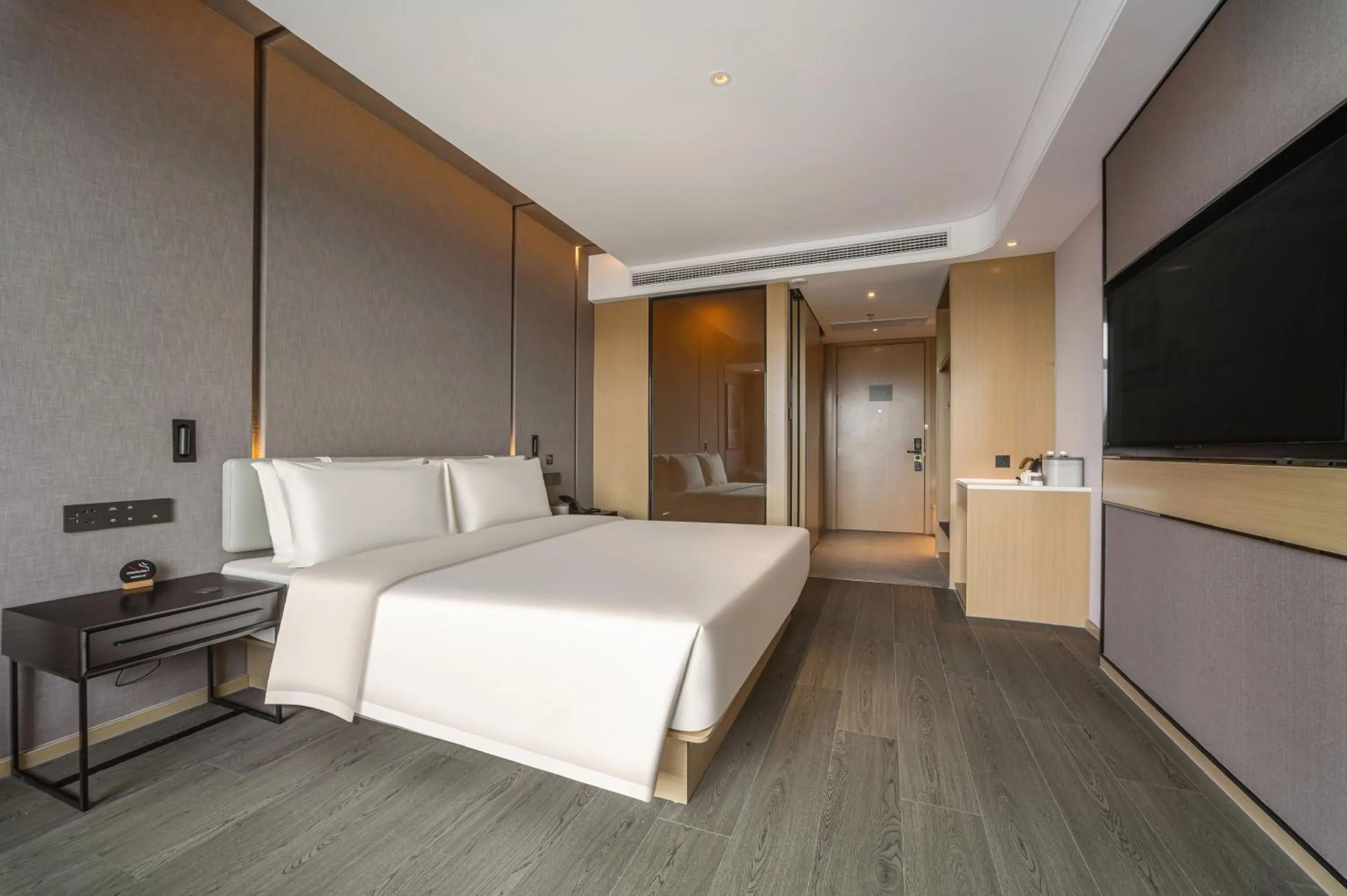 Bed in Atour Hotel Wuxi New District Nanchan Temple Scenic Area