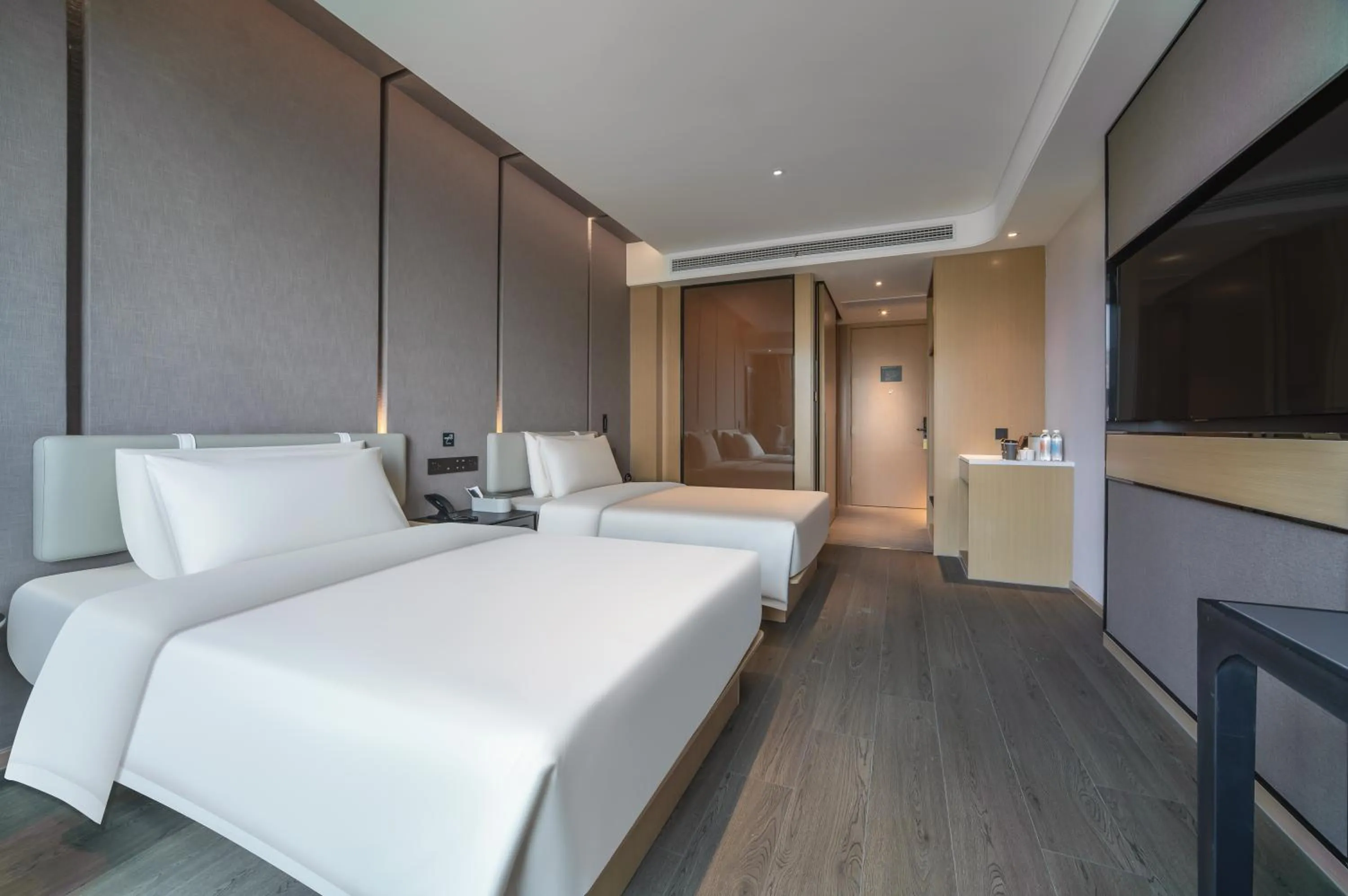 Bed in Atour Hotel Wuxi New District Nanchan Temple Scenic Area