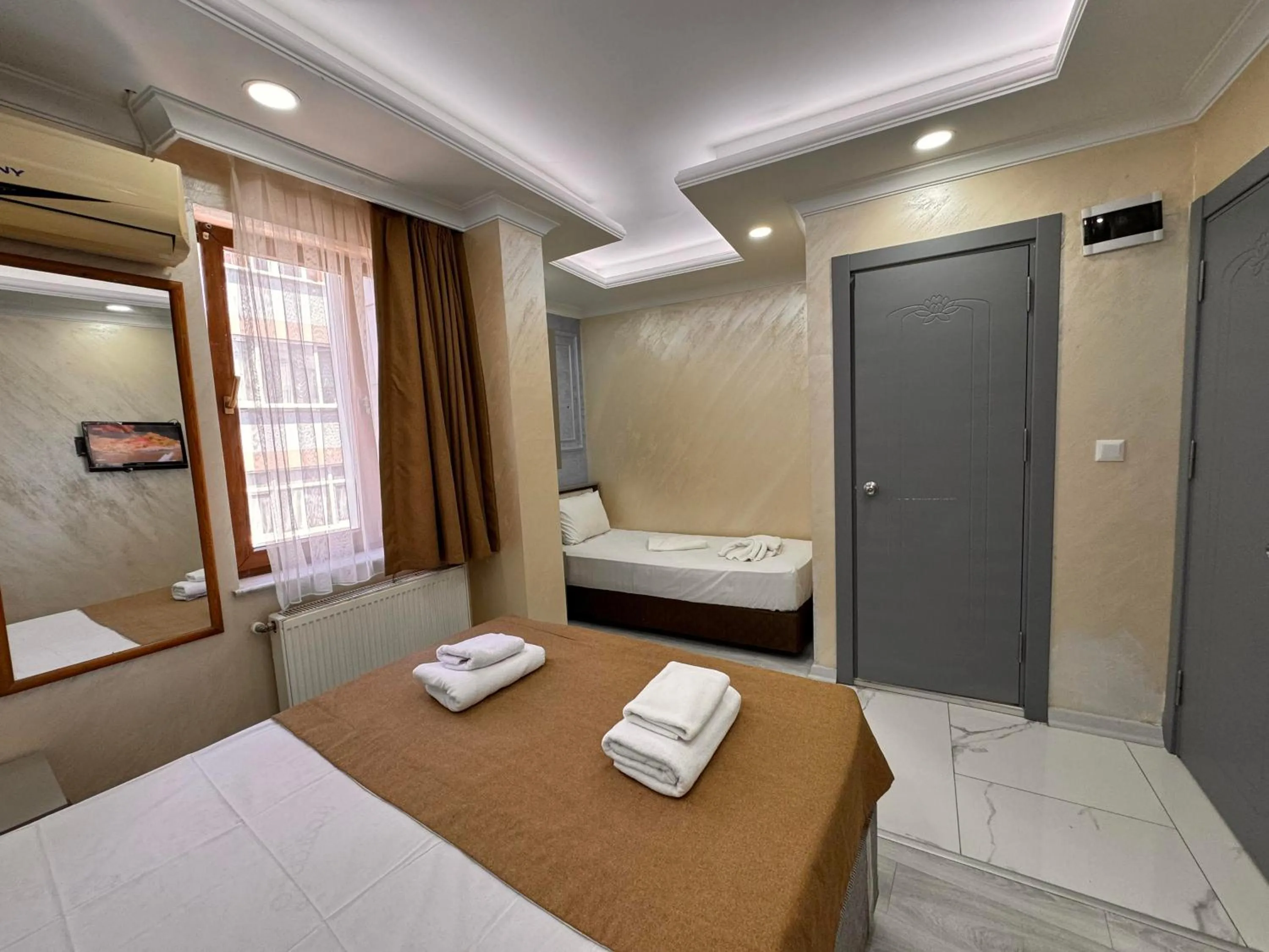 Bed in Grand Kybele Hotel