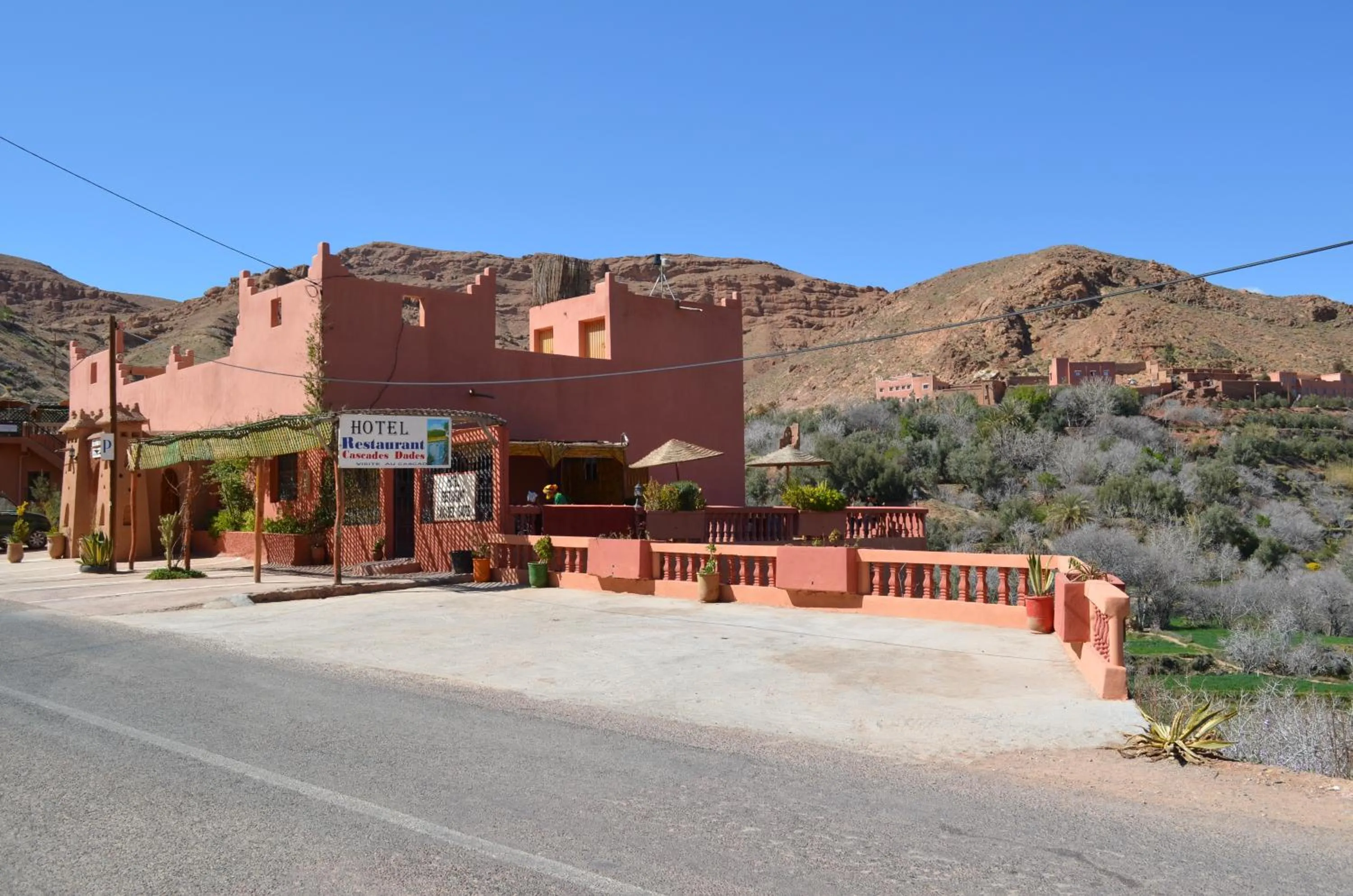 Facade/entrance in Hotel Cascades Dades