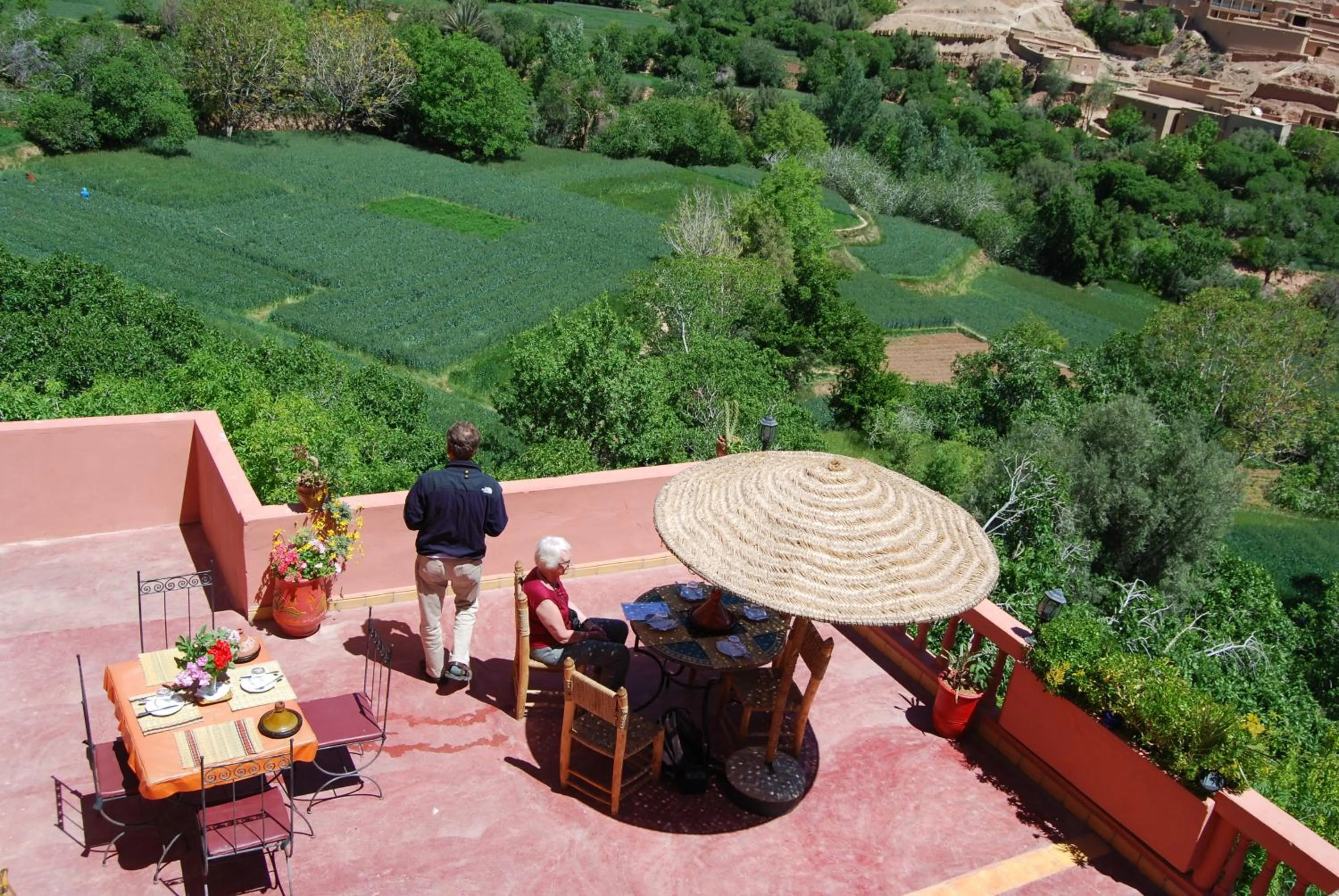 Balcony/Terrace in Hotel Cascades Dades