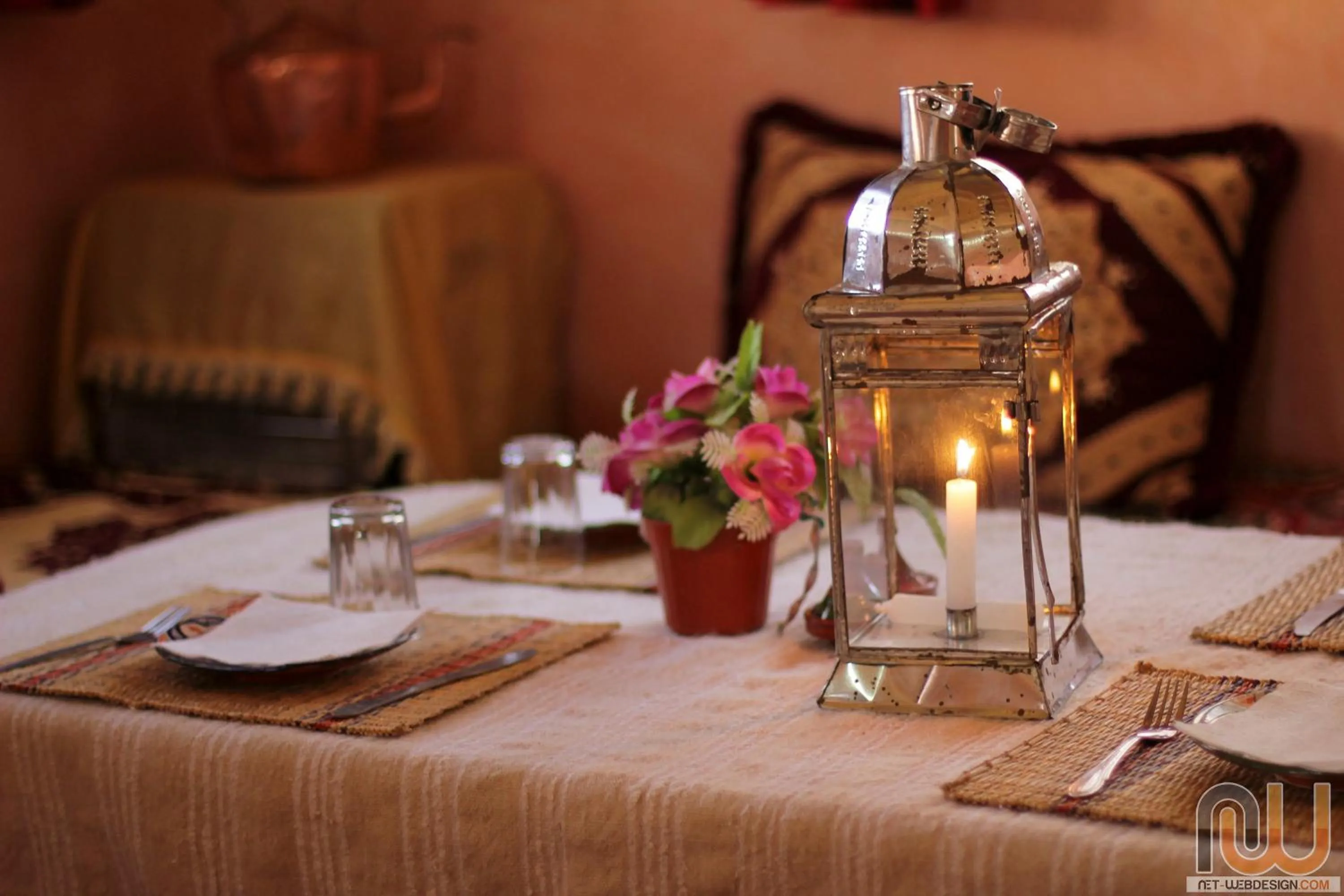 Decorative detail in Hotel Cascades Dades