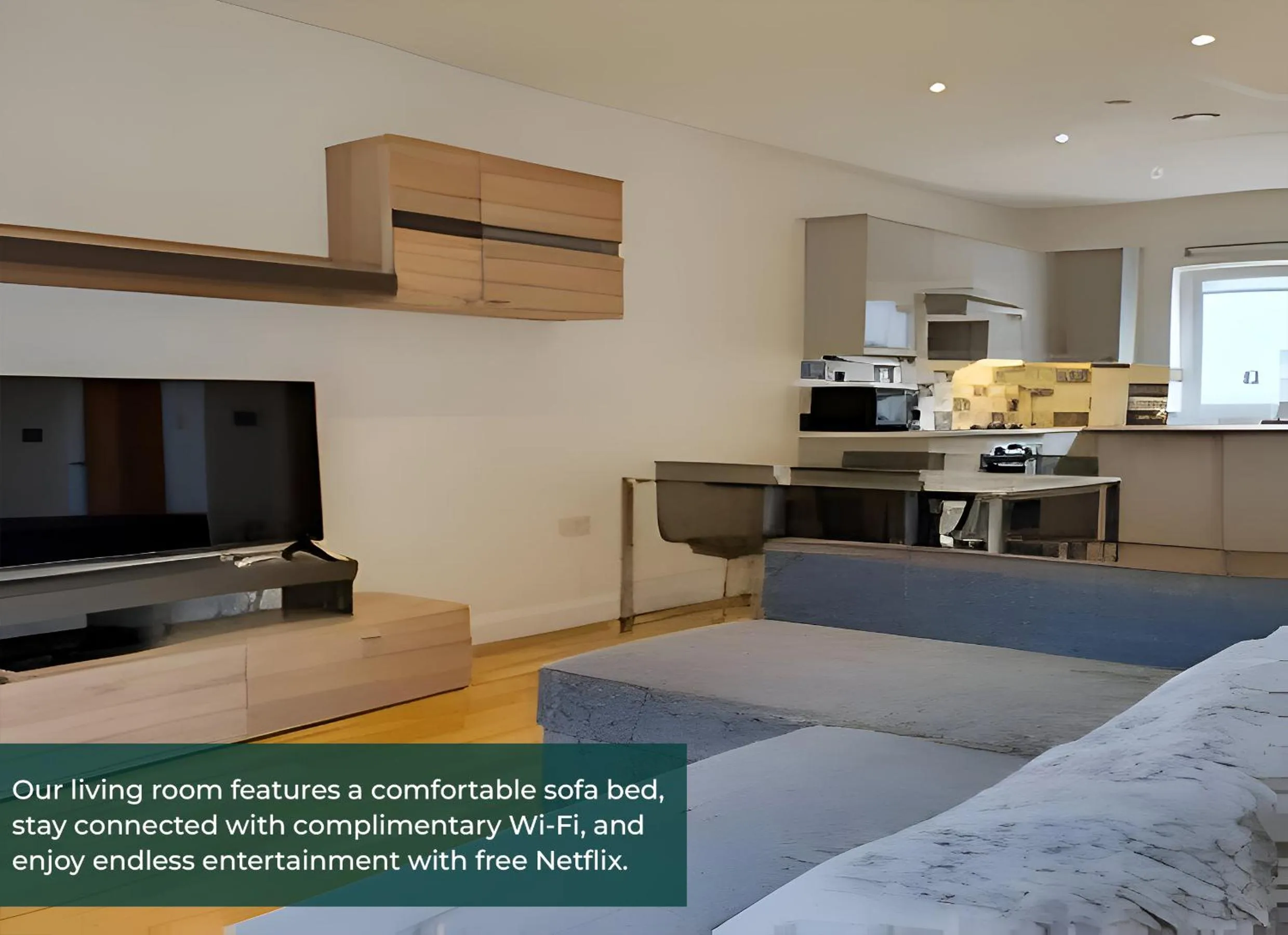 TV and multimedia in Cliffe Terrace W 1 Free Parking Space