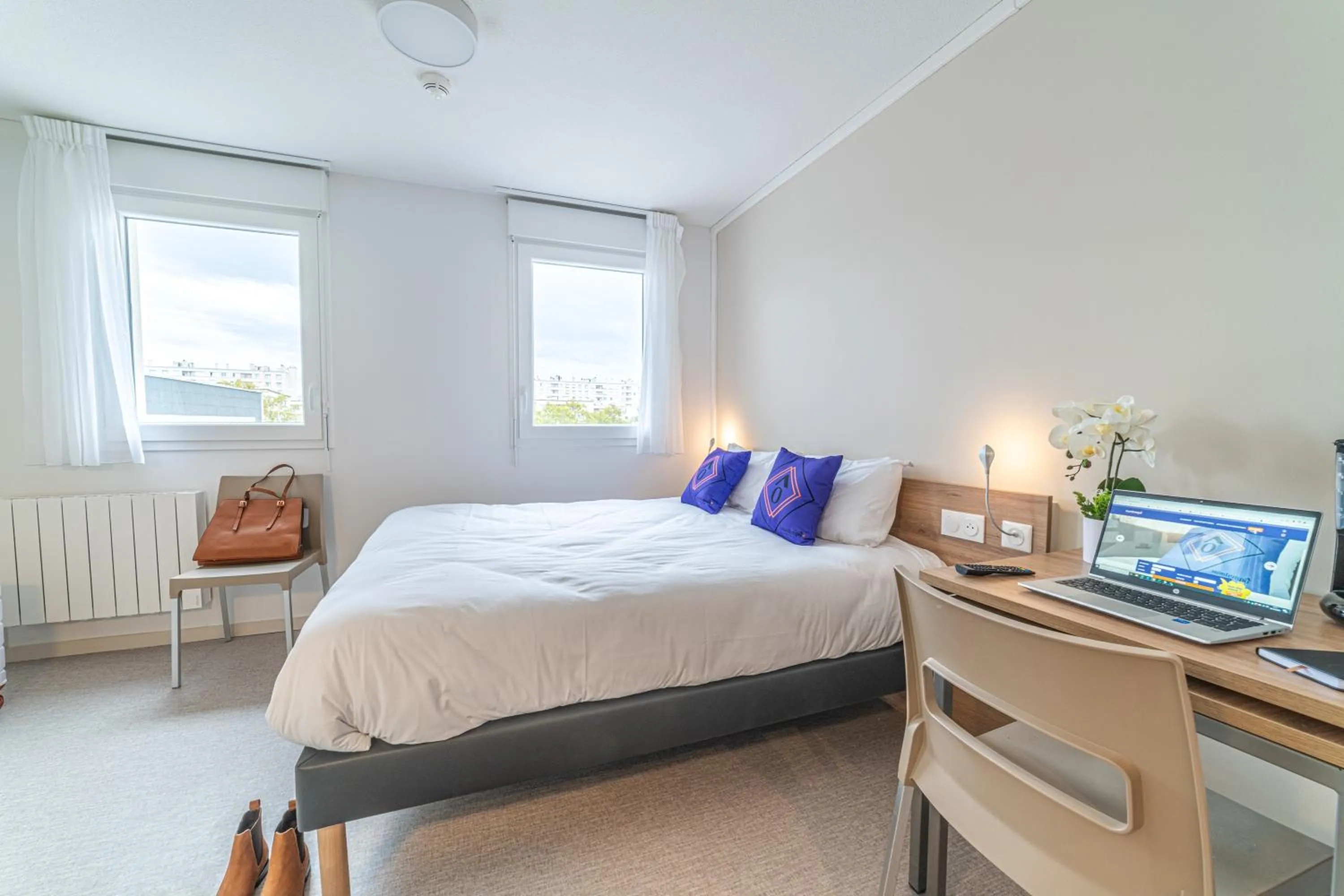 Bed in Montempô Appart'hôtel Lyon Viviani