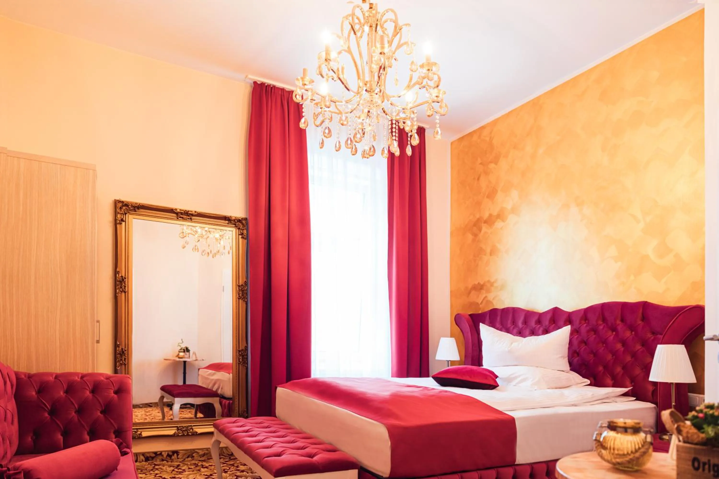 Bed in Hotel Hamburger Perle