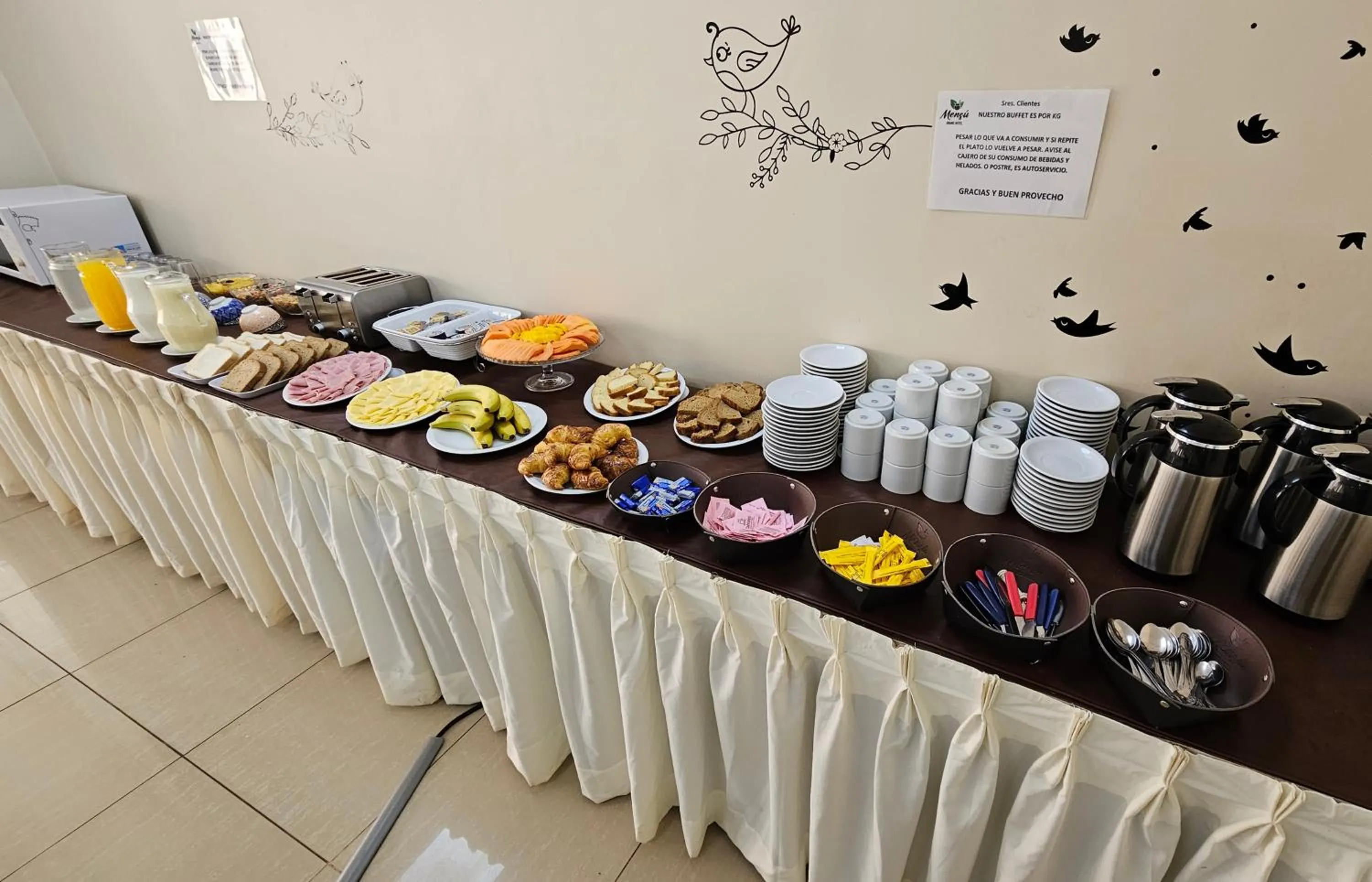 Breakfast in Mensú Grand Hotel