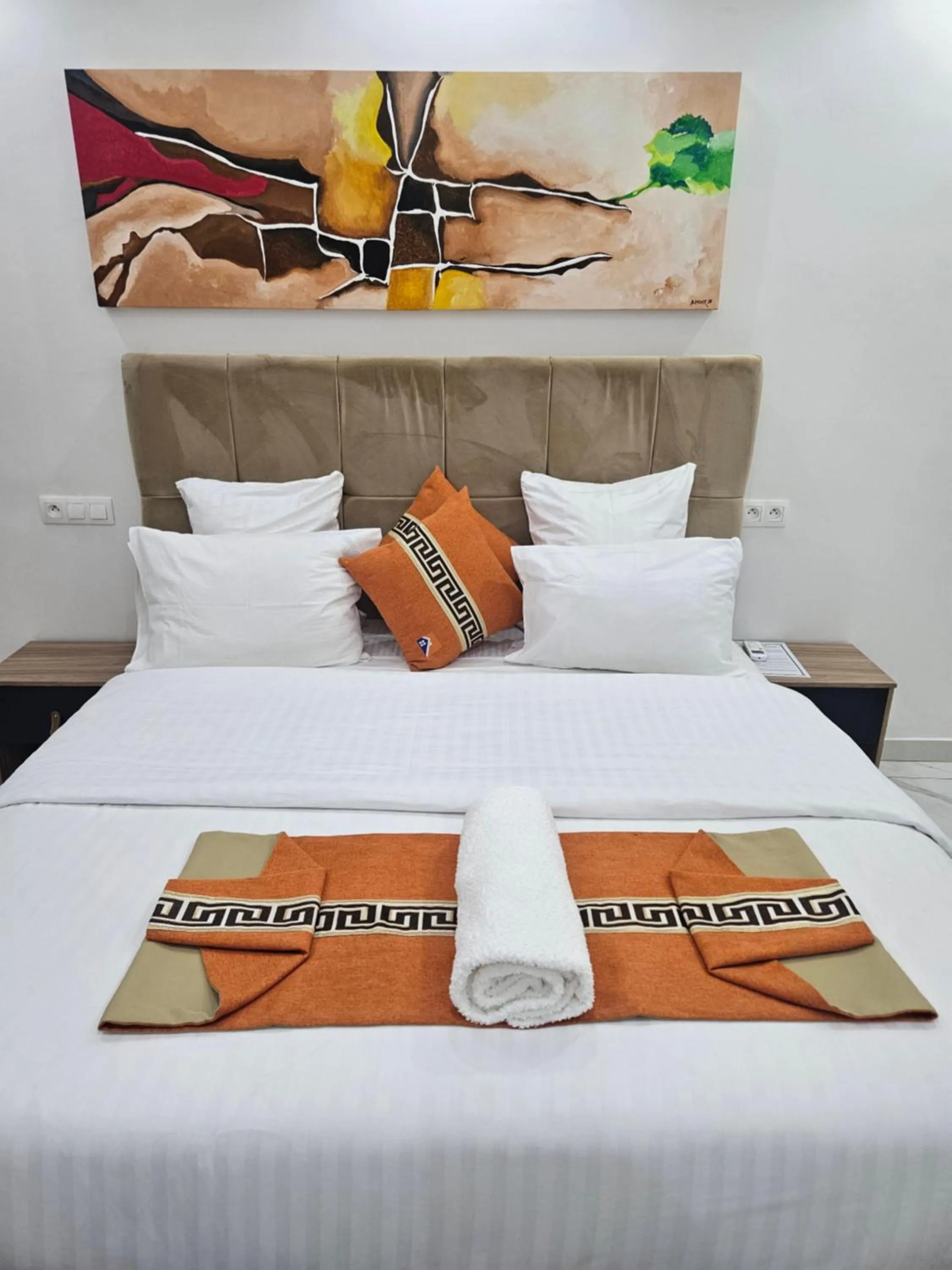 Bed in MARINA APPART Hôtel