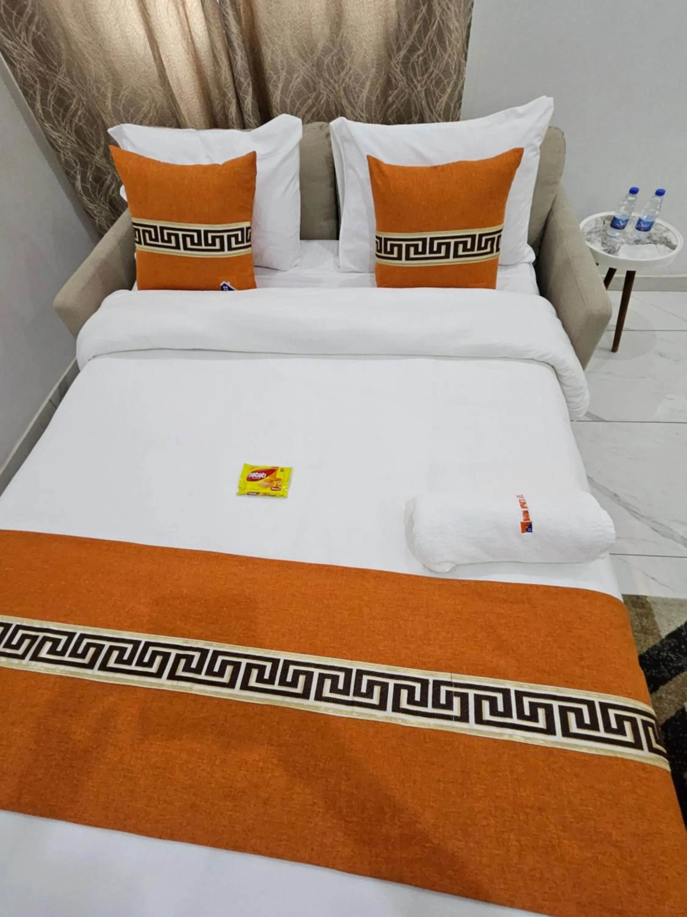 Bed in MARINA APPART Hôtel