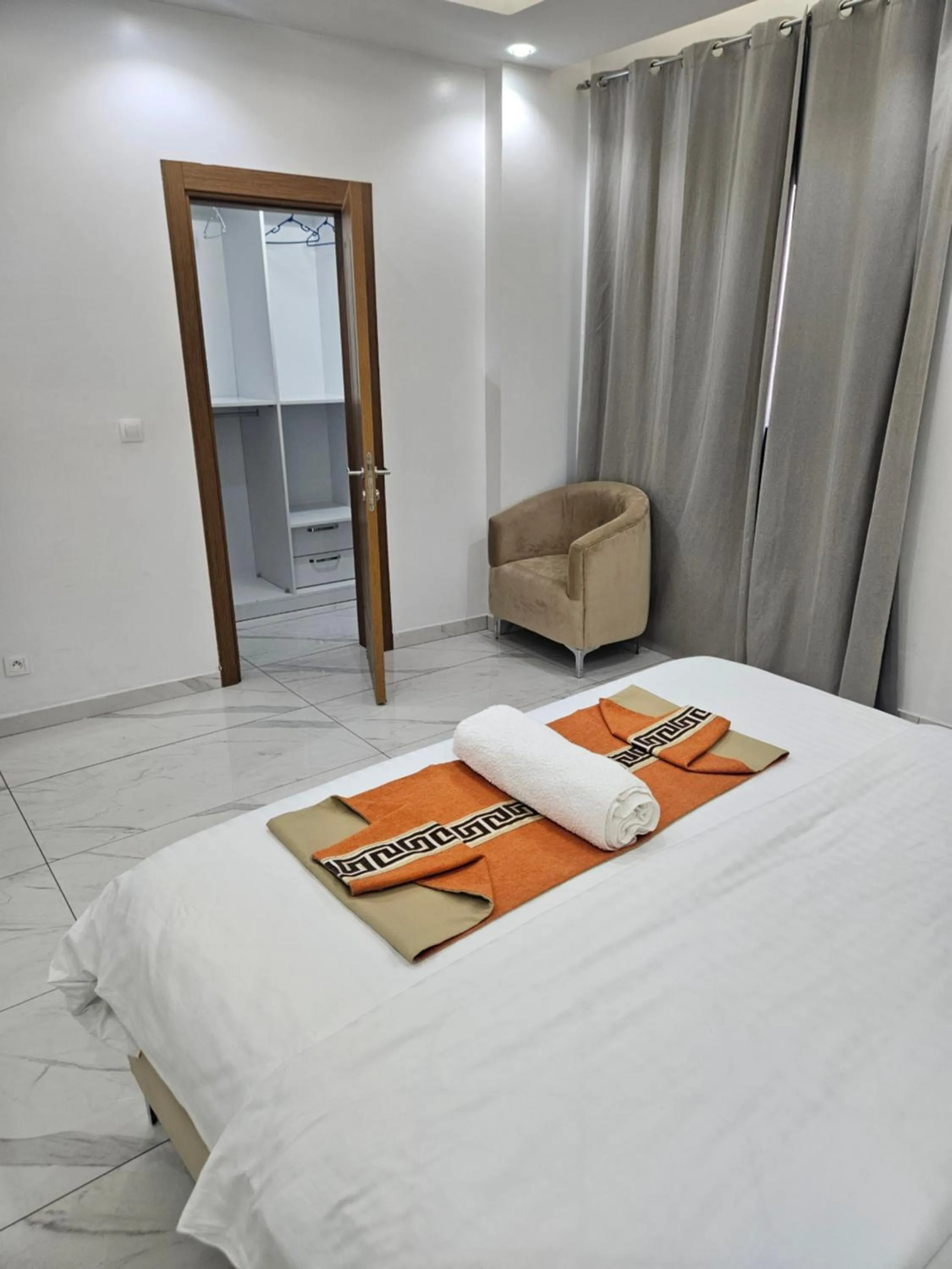 Bedroom, Bed in MARINA APPART Hôtel