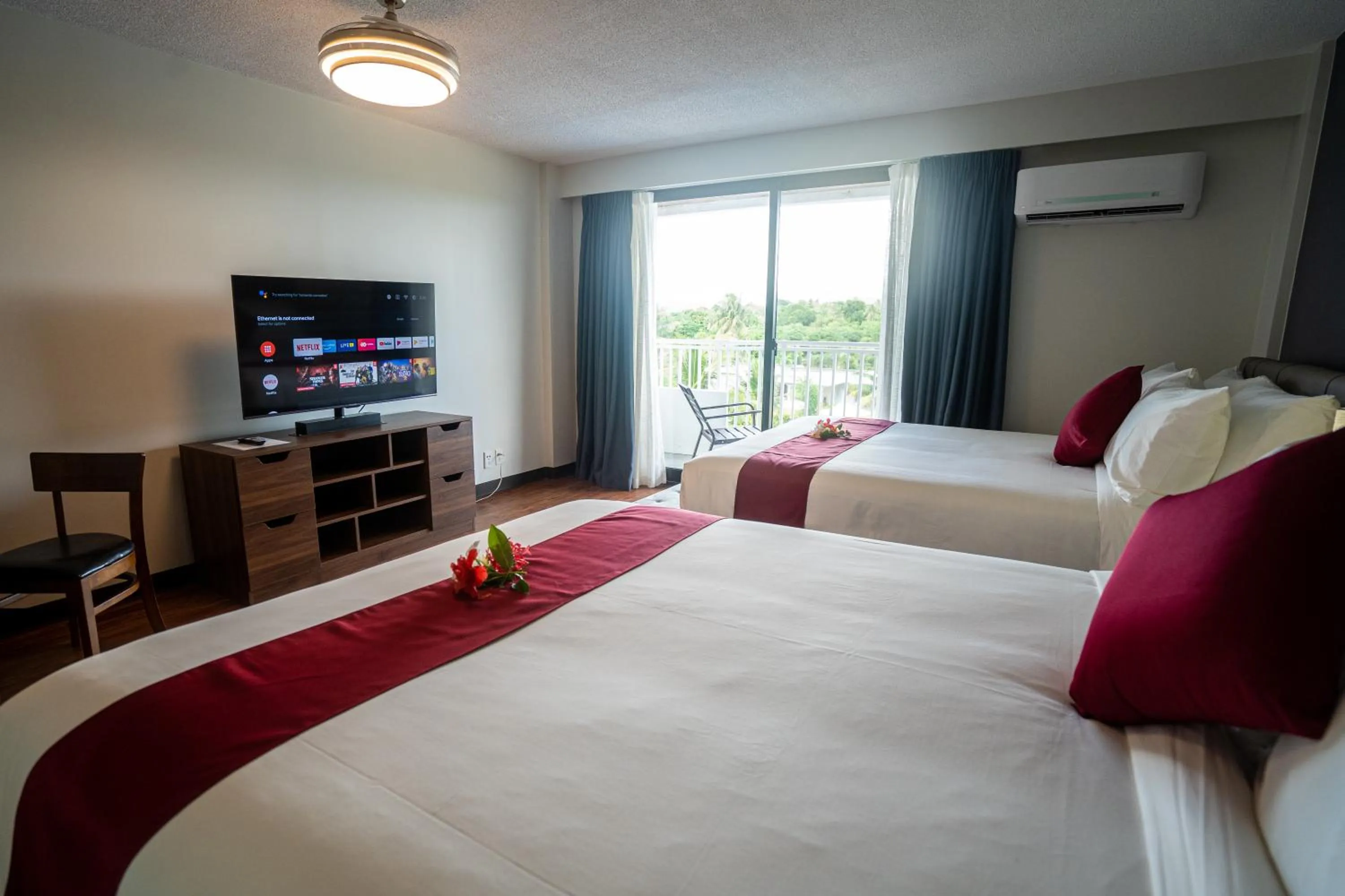 Bed in Paradiso Resort & Spa