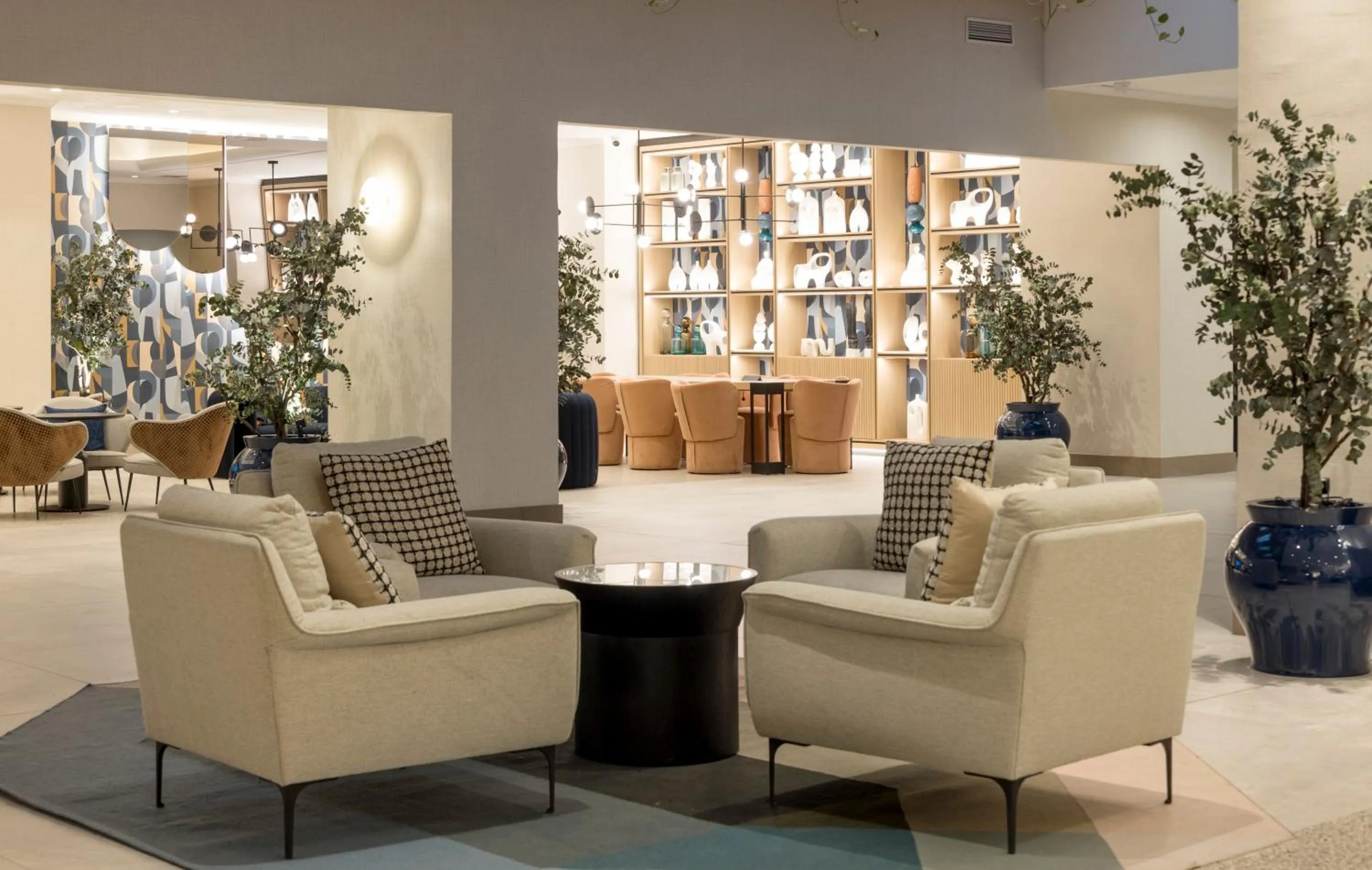 Lobby or reception in Ilunion Les Corts Spa