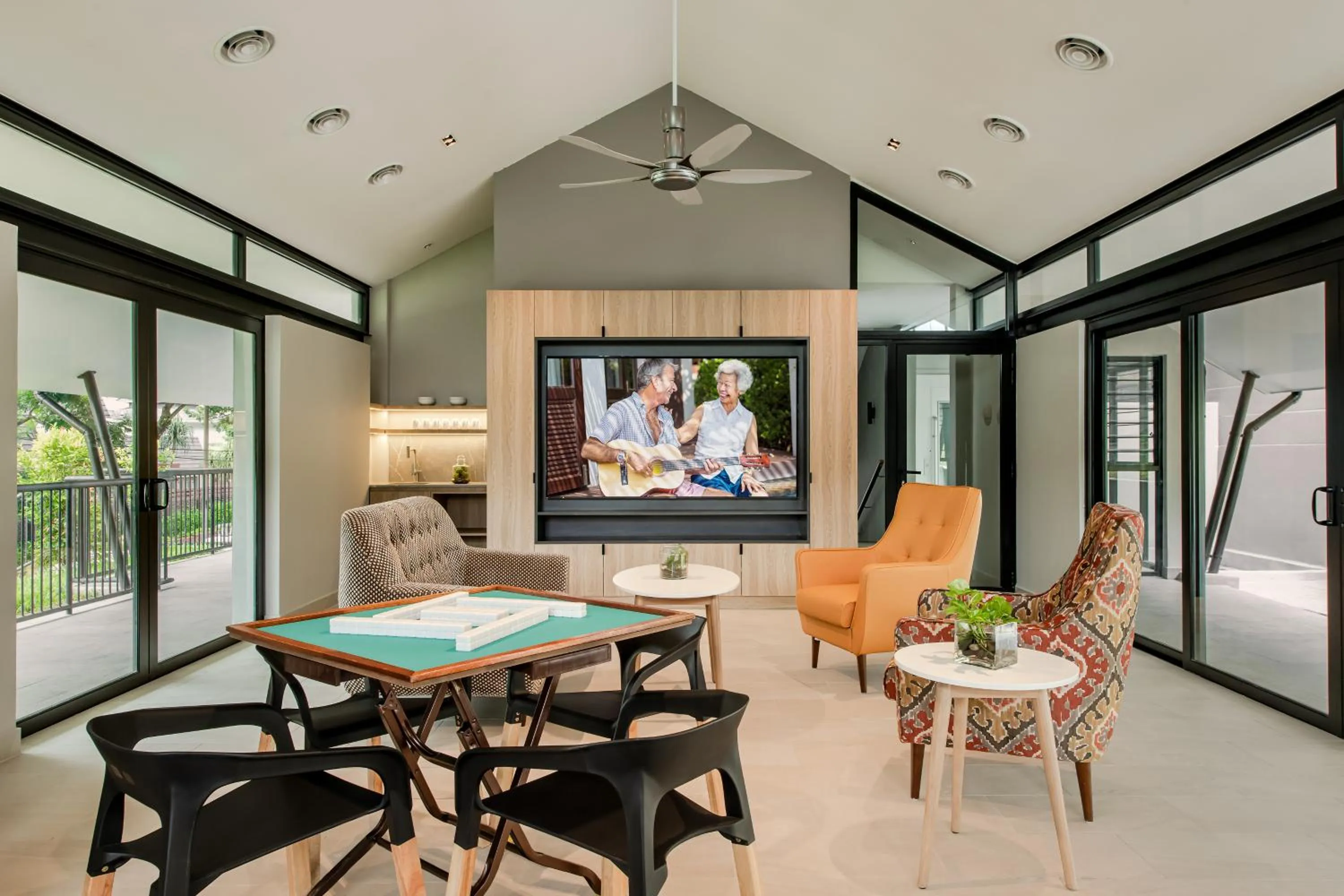 Communal lounge/ TV room in Domitys Bangsar Kuala Lumpur