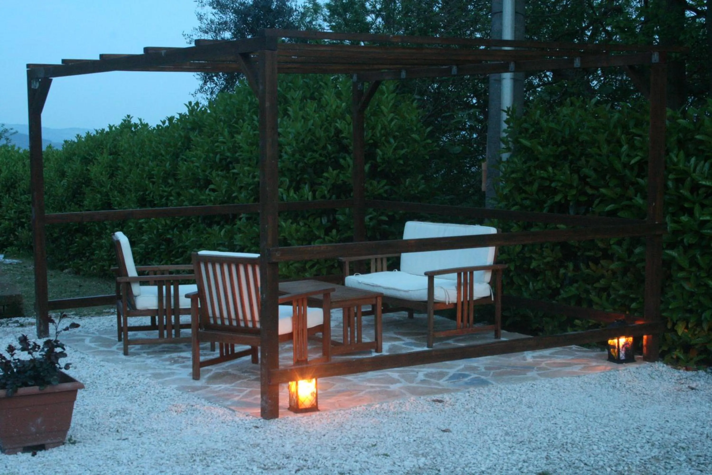 Garden in B&B La Fenice