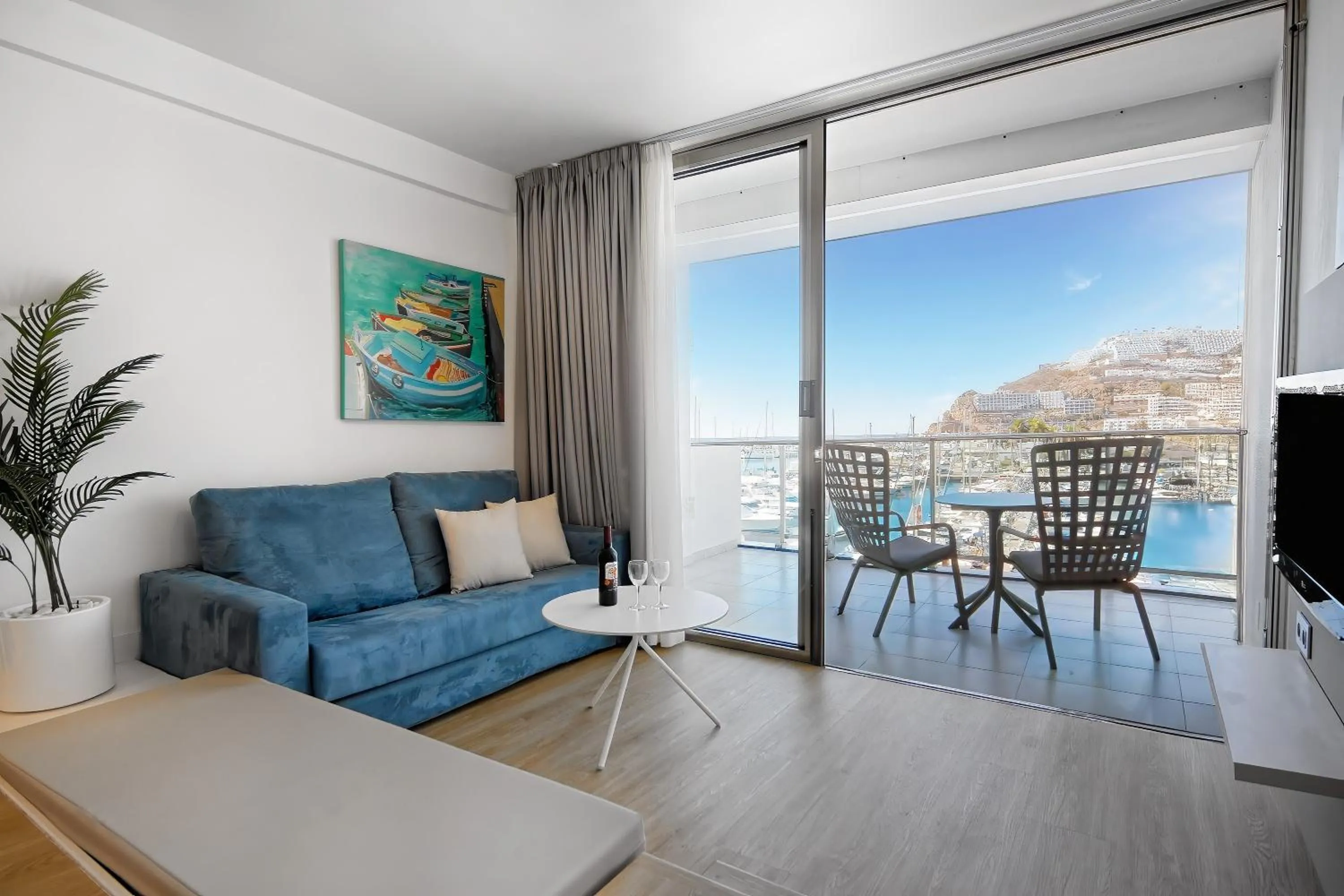 Living room in Morasol Suites