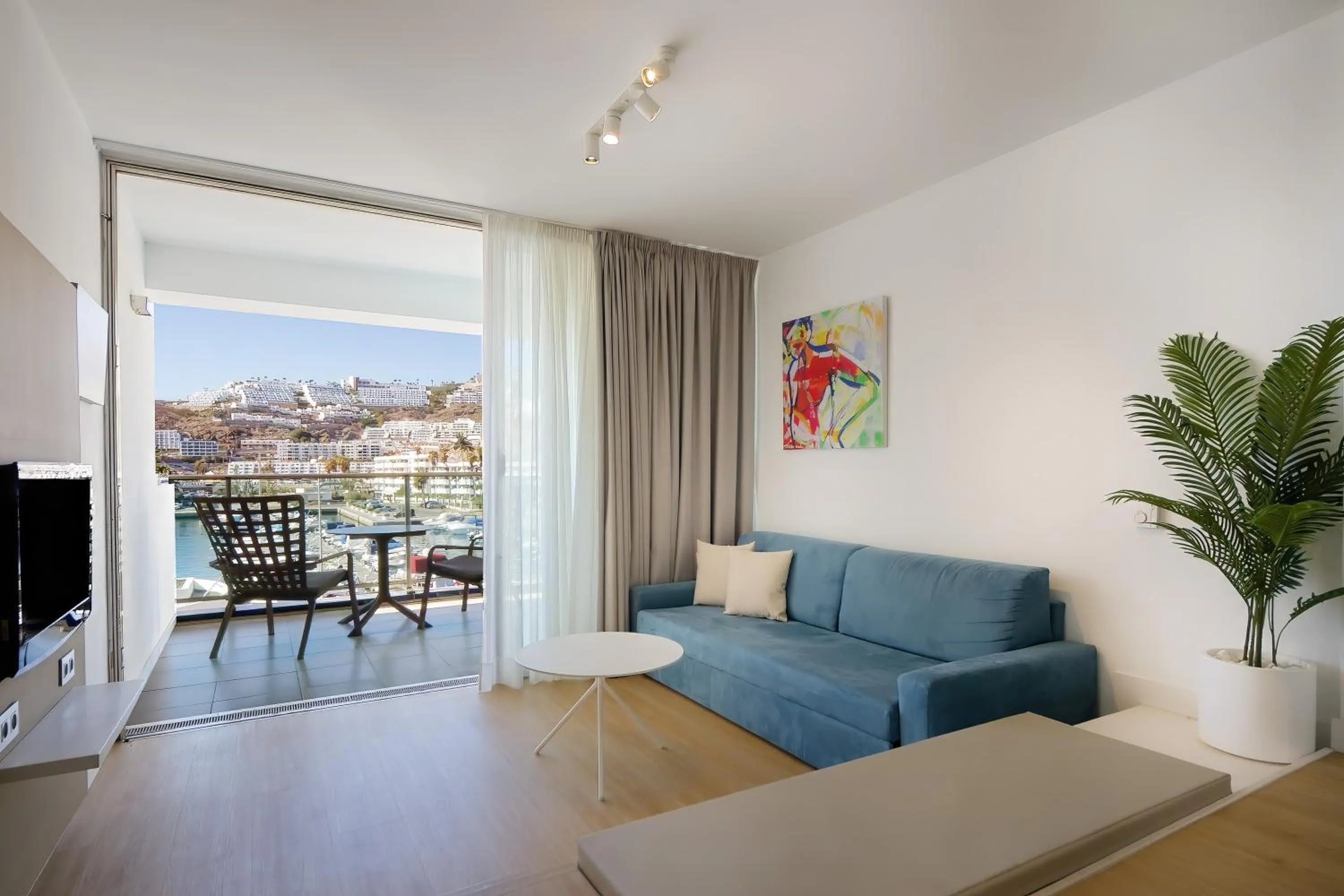 Living room in Morasol Suites