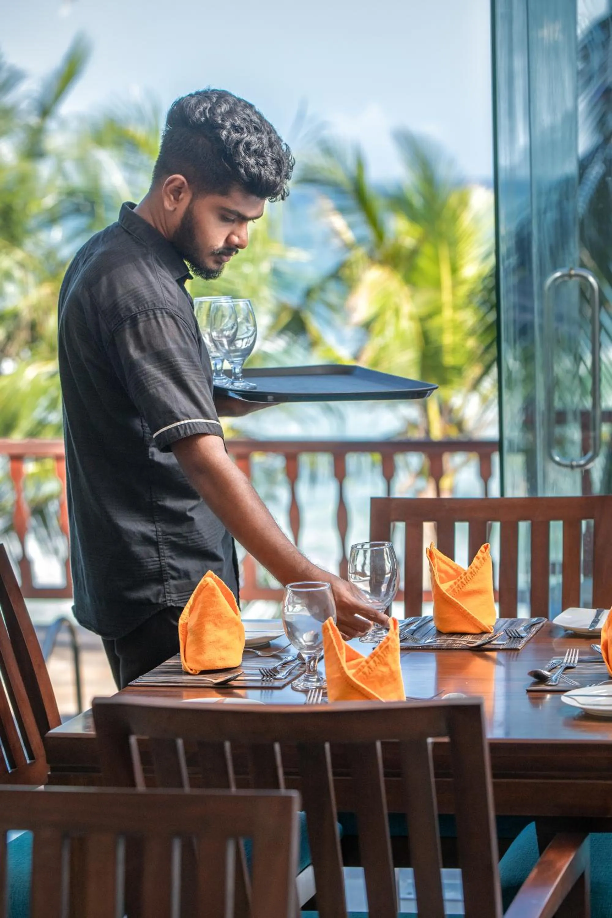 Breakfast in Grand Samudra Hotel