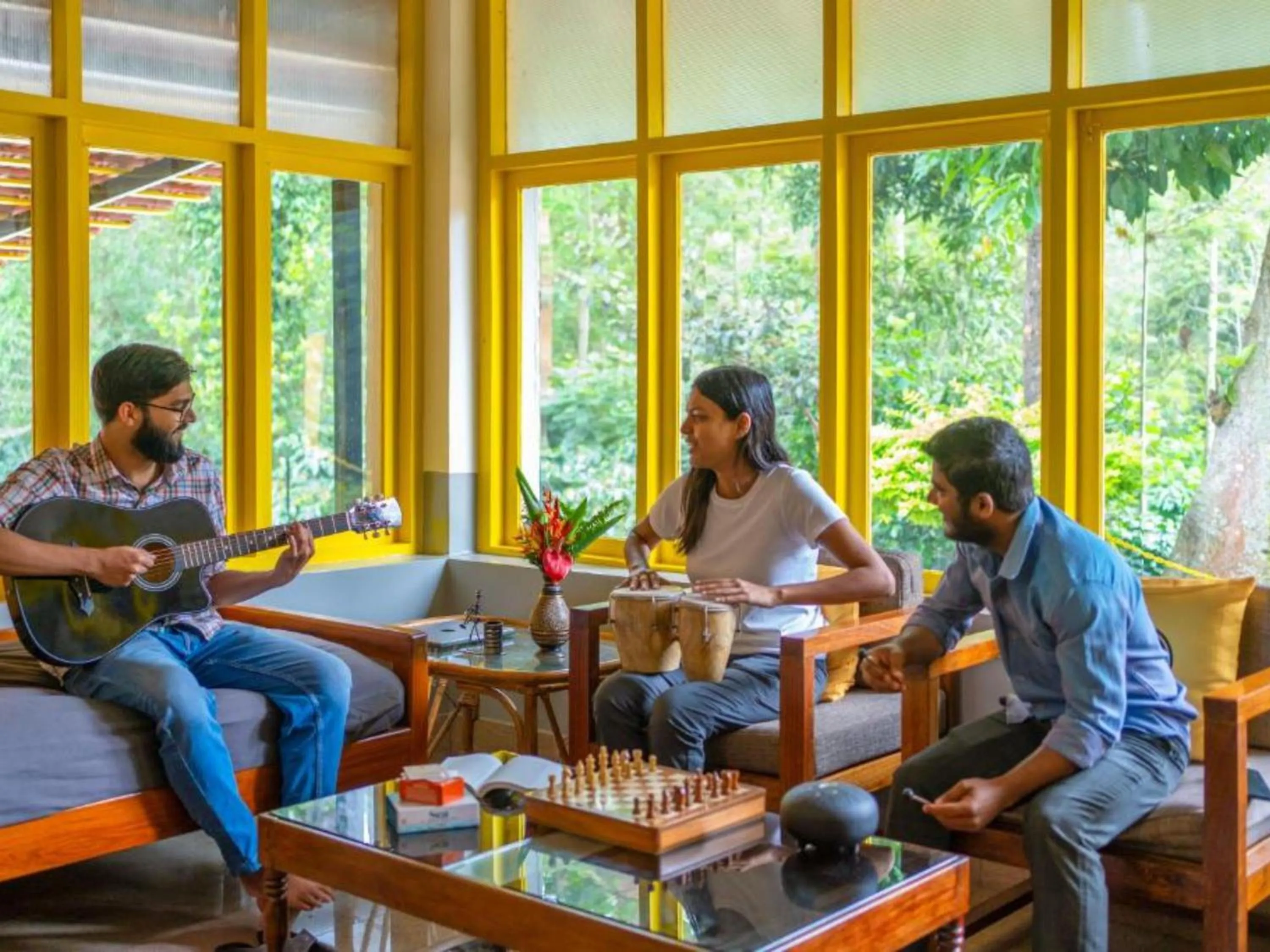 Restaurant/places to eat in The Hosteller Chikmagalur