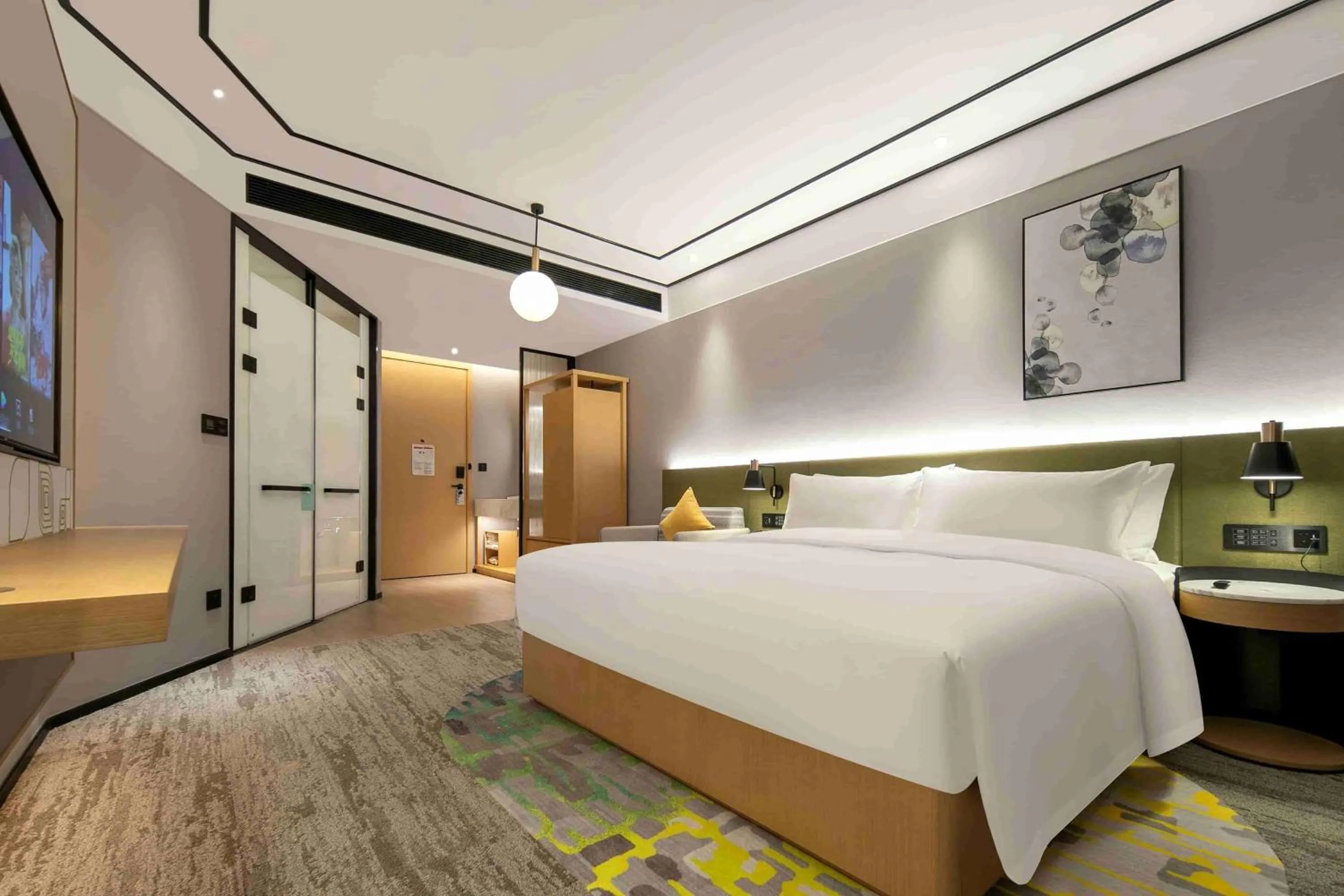 Bed in Hilton Garden Inn Changsha Yuelu