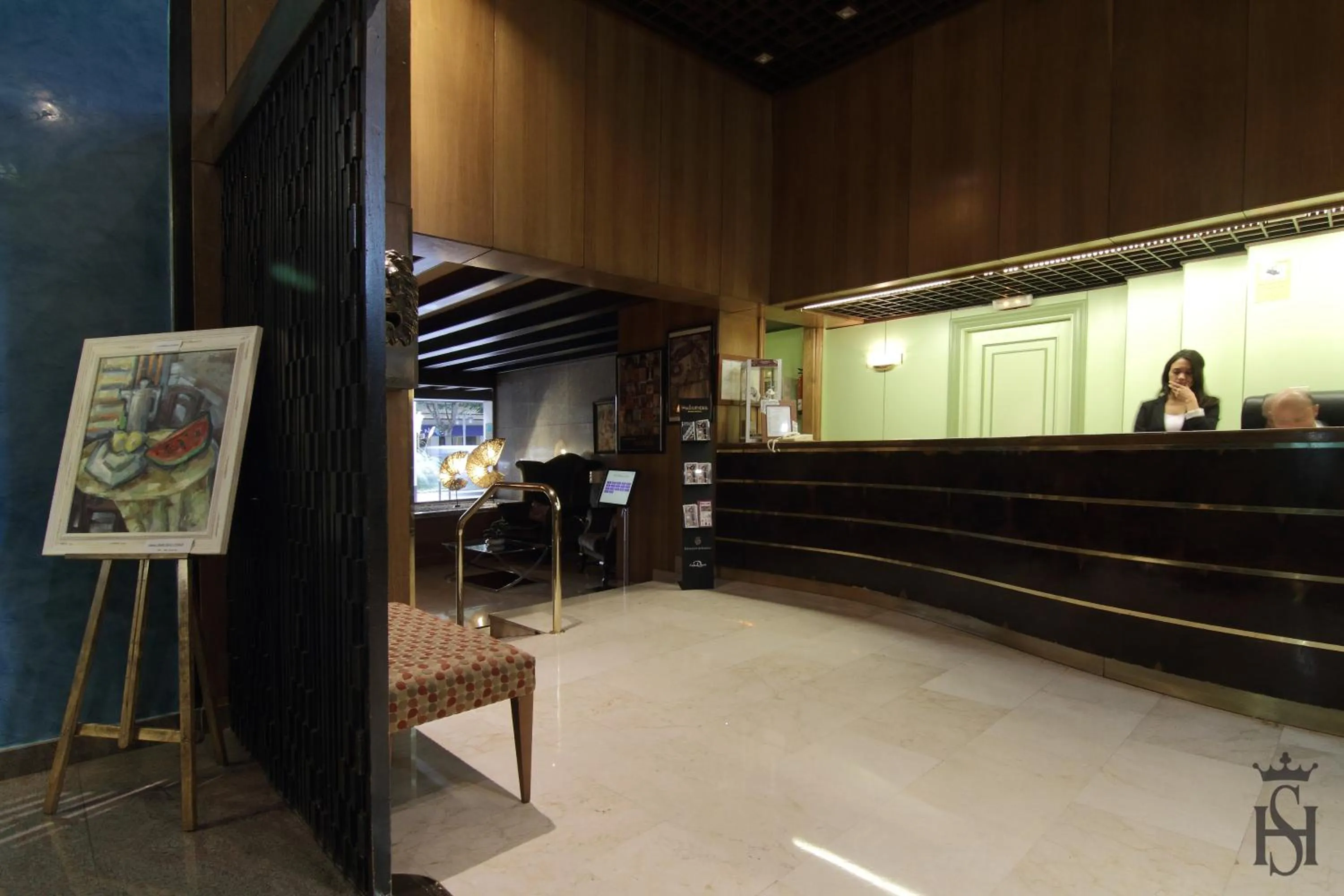 Lobby or reception in Hotel Castilla Vieja