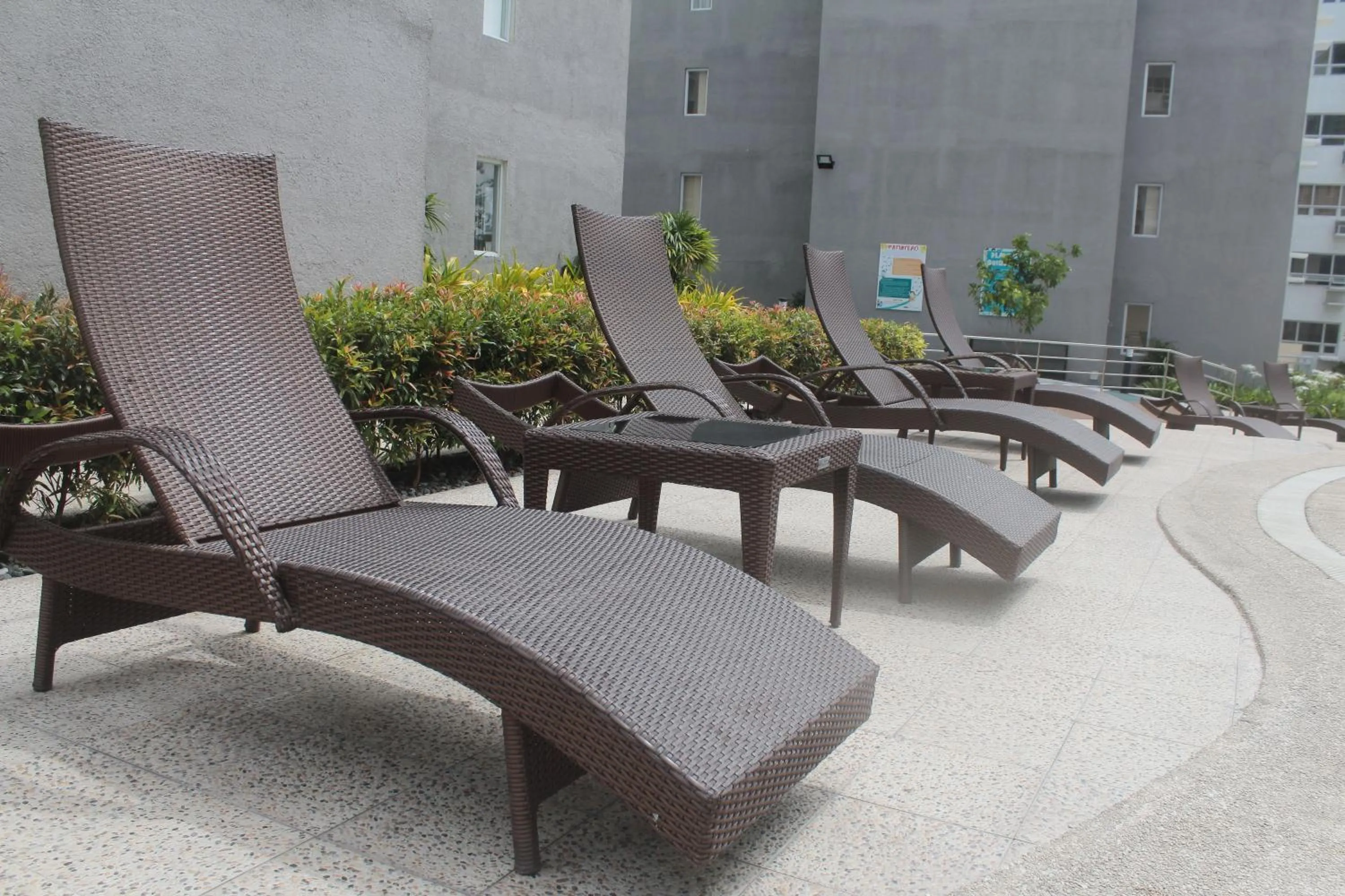 Seating area in 4th- Sea View of Seawind Condominium