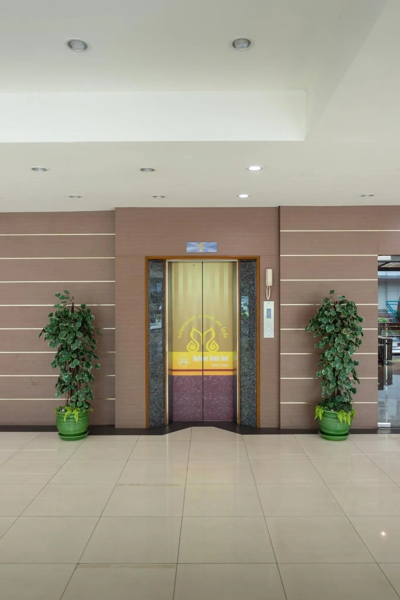 elevator in Mayflower Grand Hotel Korat
