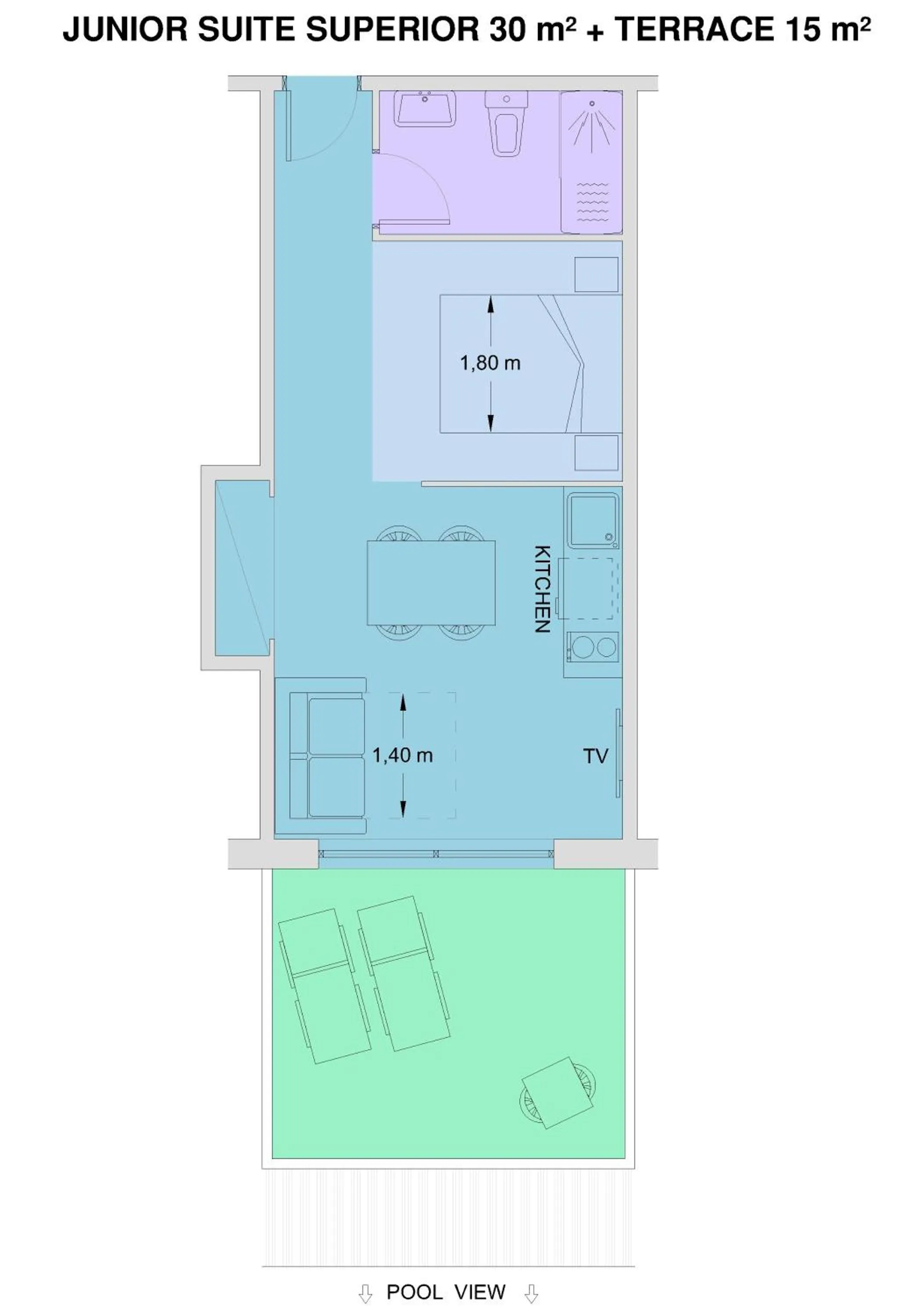 Photo of the whole room in Aparthotel Miami Park