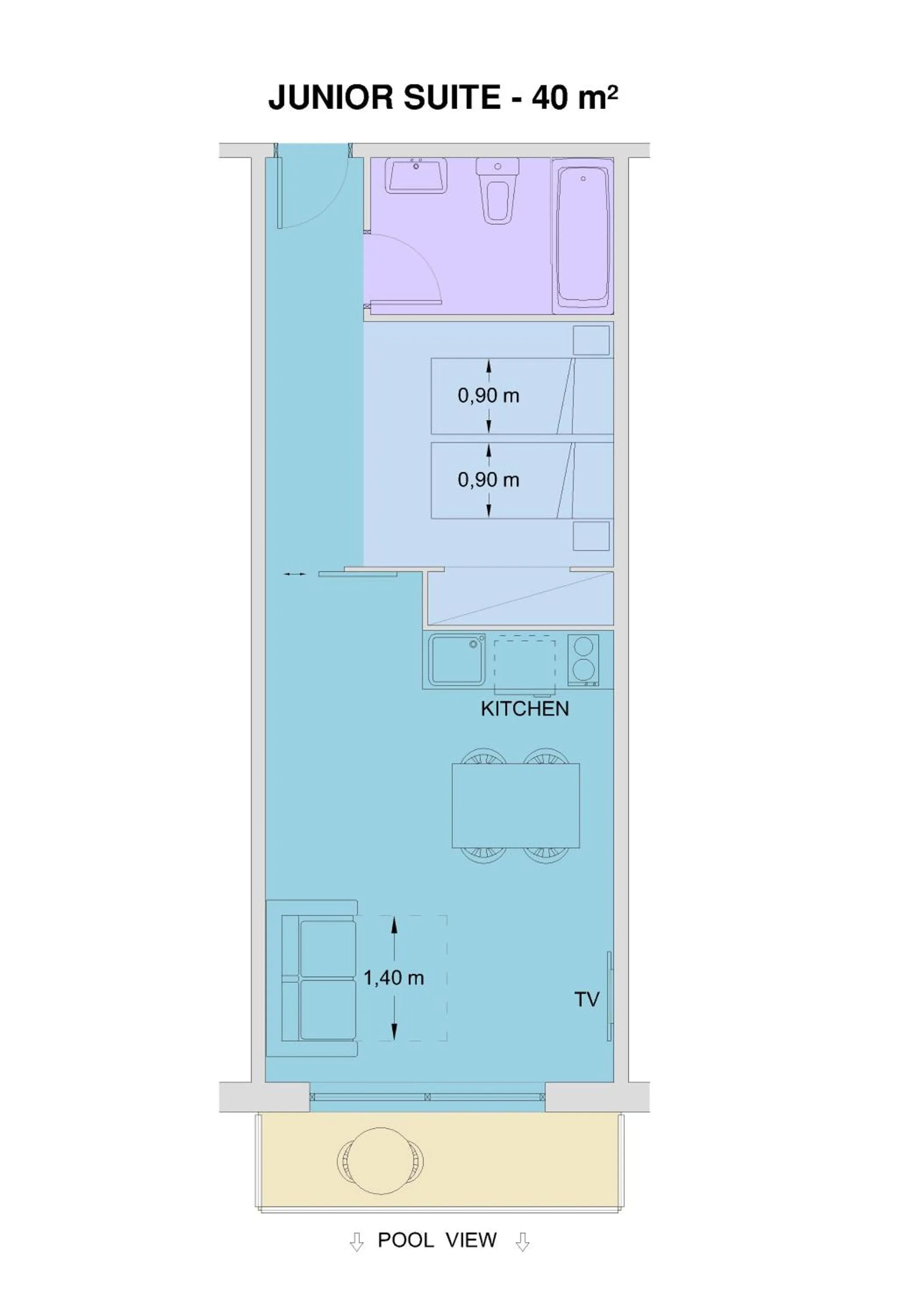 Photo of the whole room in Aparthotel Miami Park