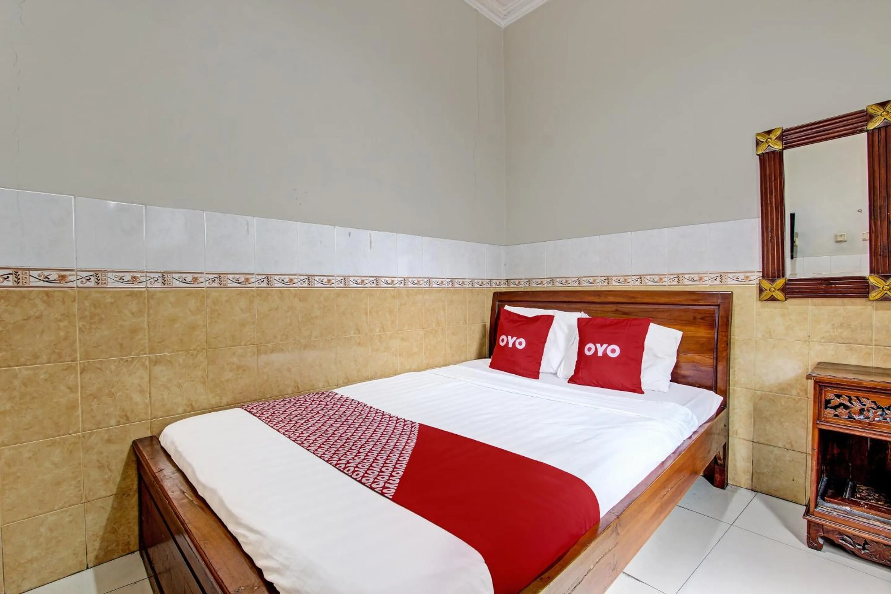 Bedroom in OYO 91785 Hotel Srikandi Kalasan