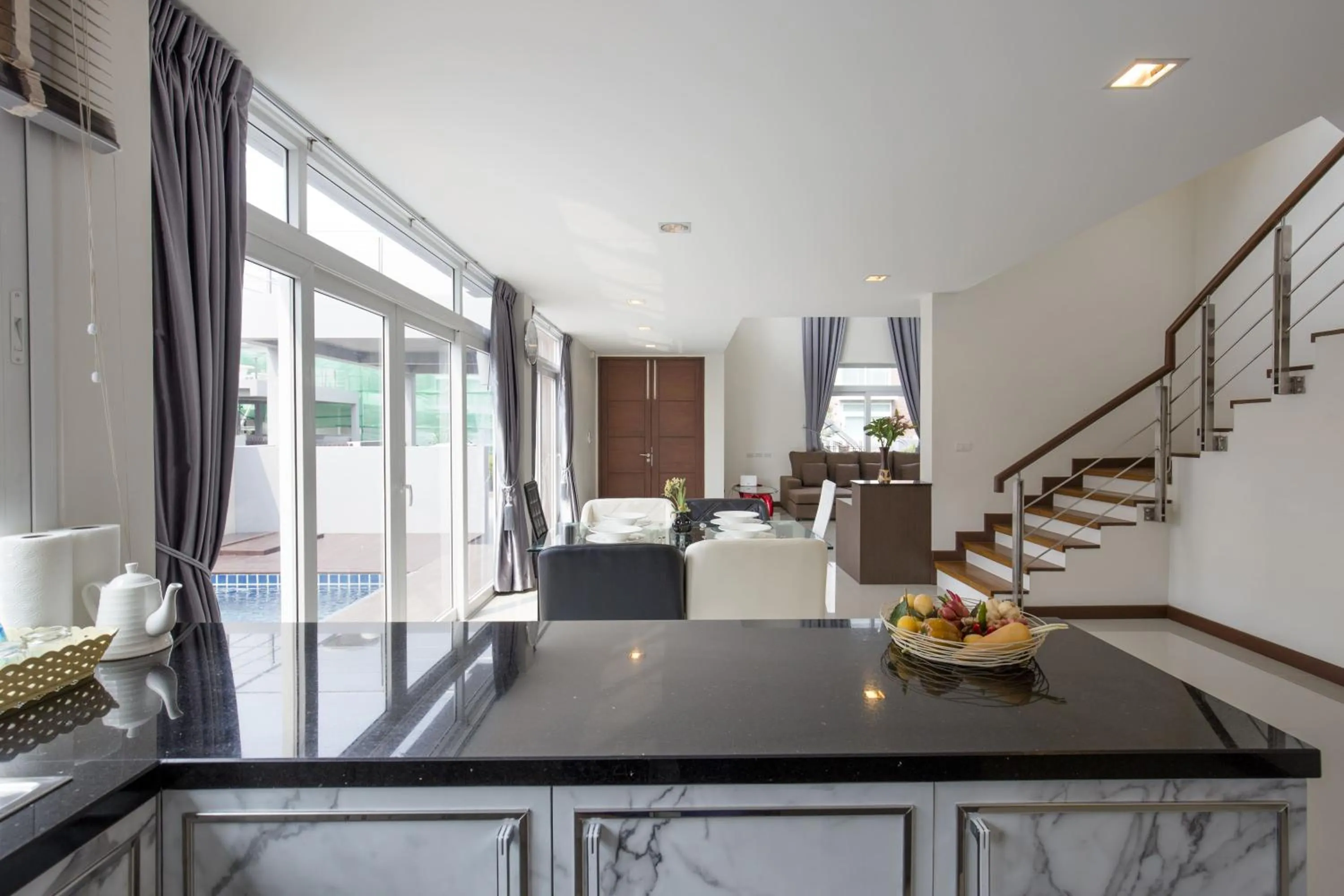Kitchen or kitchenette in Luxury Pool Villa at Golden Sea Hua Hin