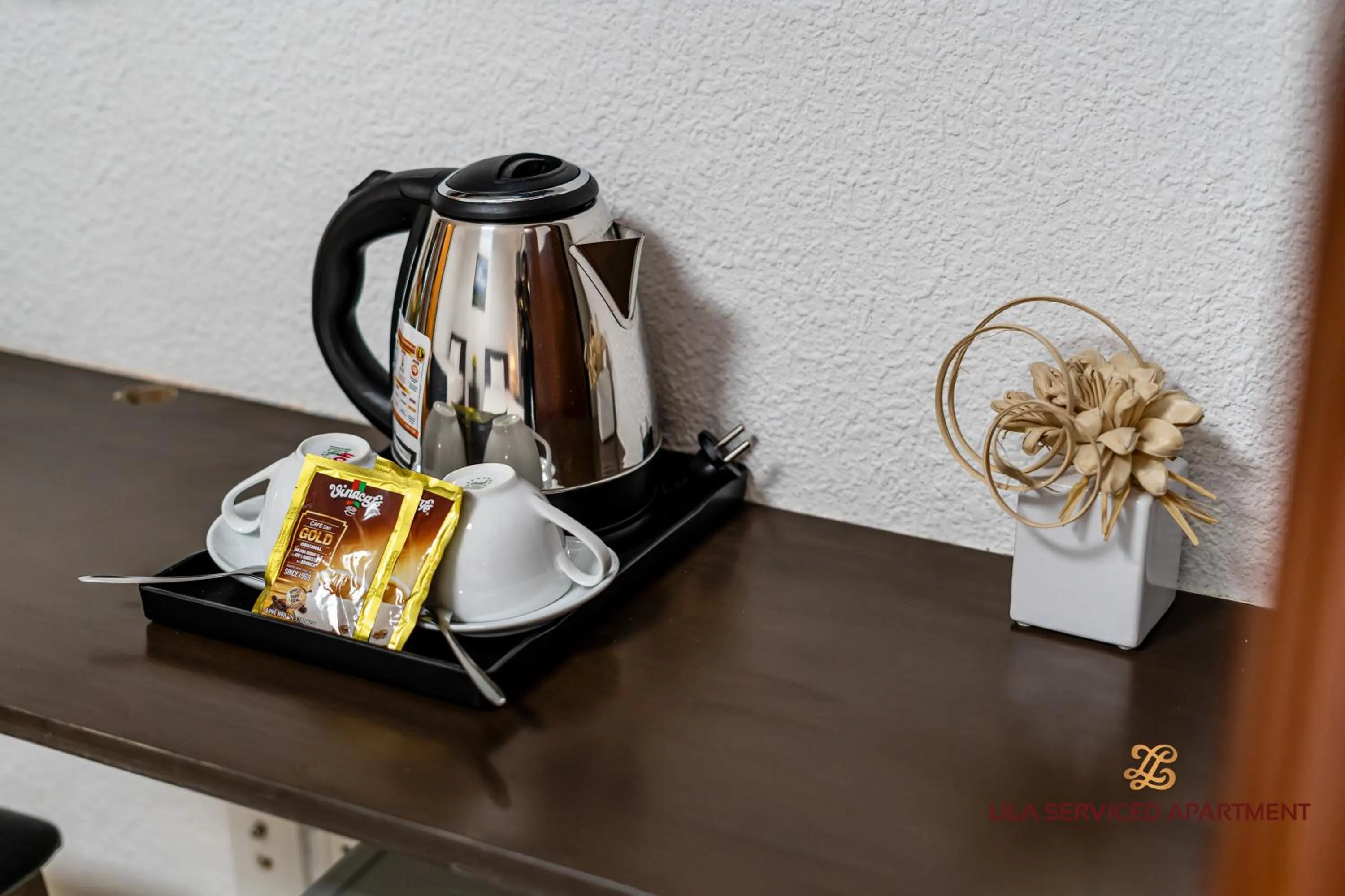 Coffee/tea facilities in LILA Hotel & Apartments