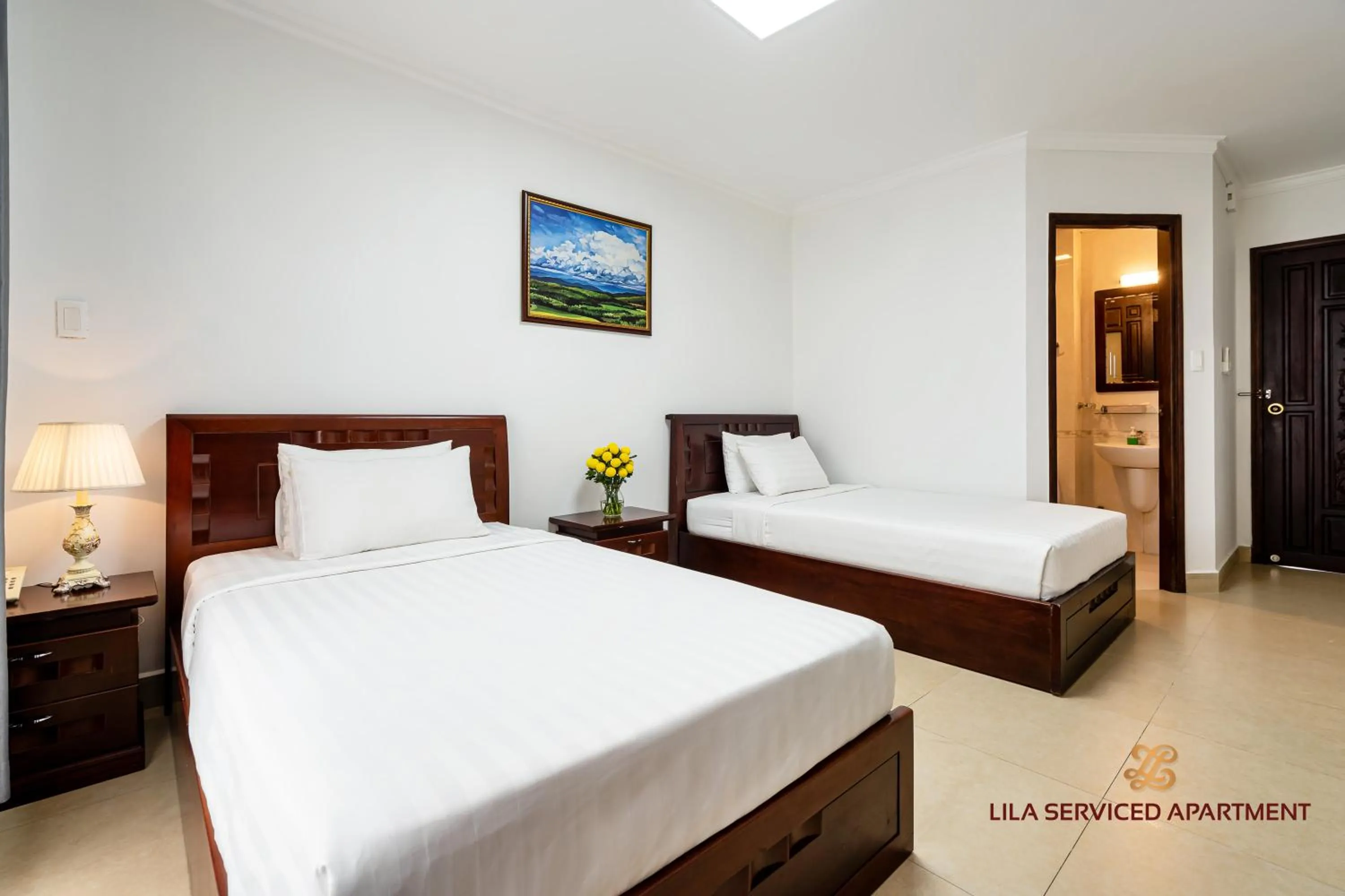 Bed in LILA Hotel & Apartments