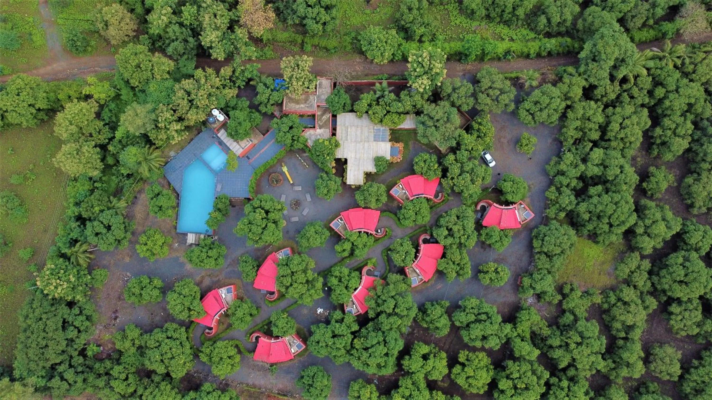 Bird's eye view in Amraness Luxury Resort Sasan Gir