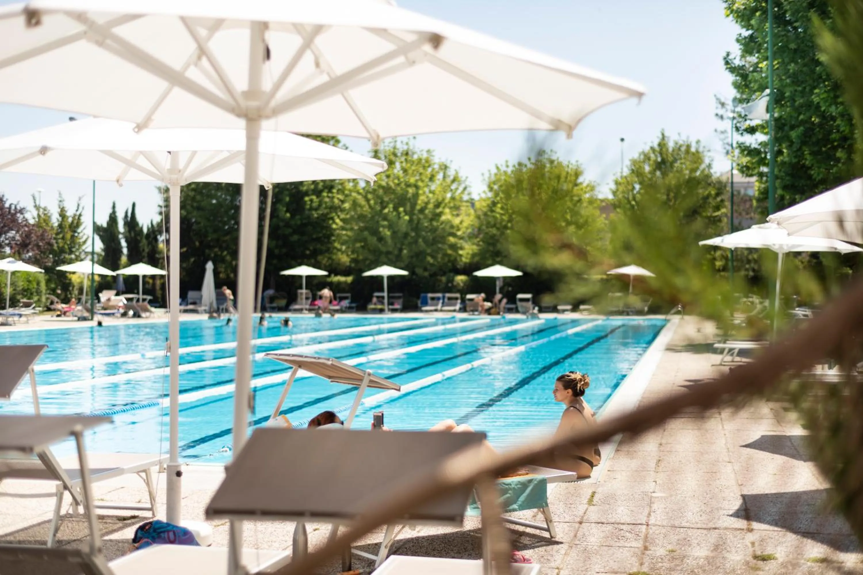 Pool view in Living Place Hotel