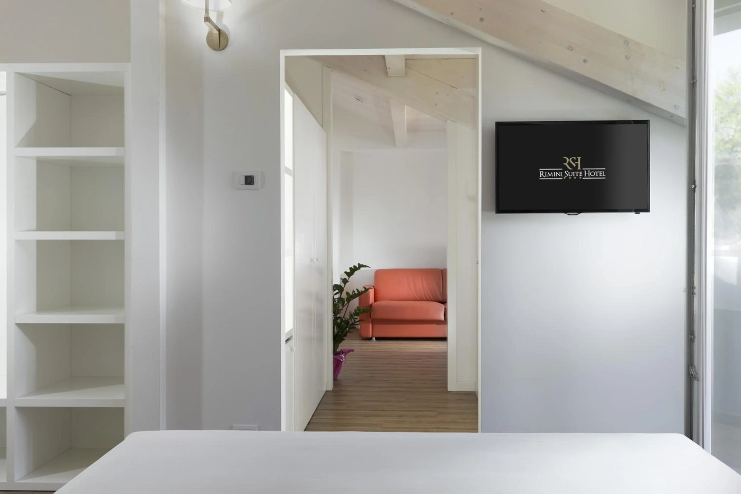 Bed in Rimini Suite Hotel