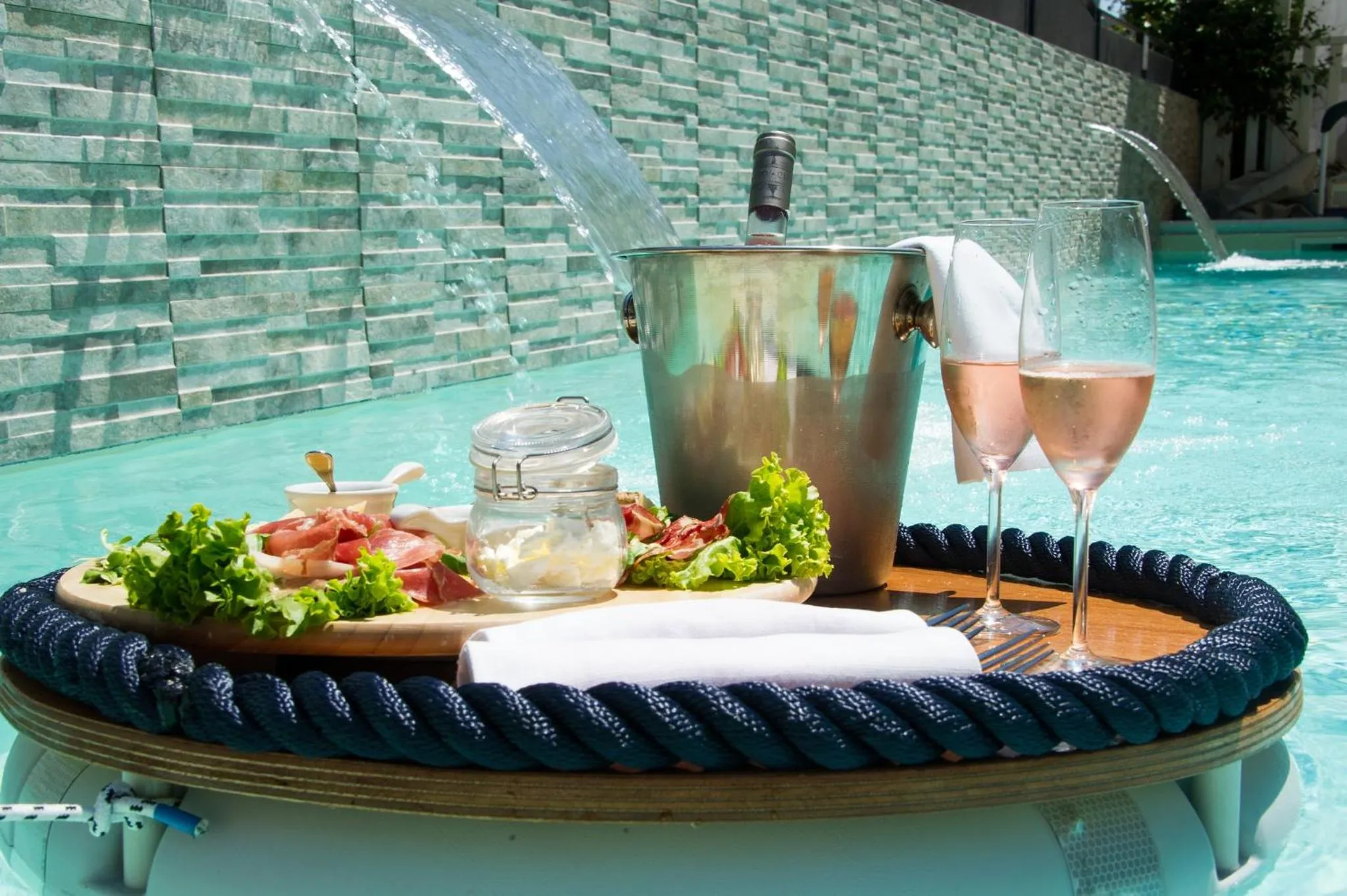 Swimming pool in Rimini Suite Hotel