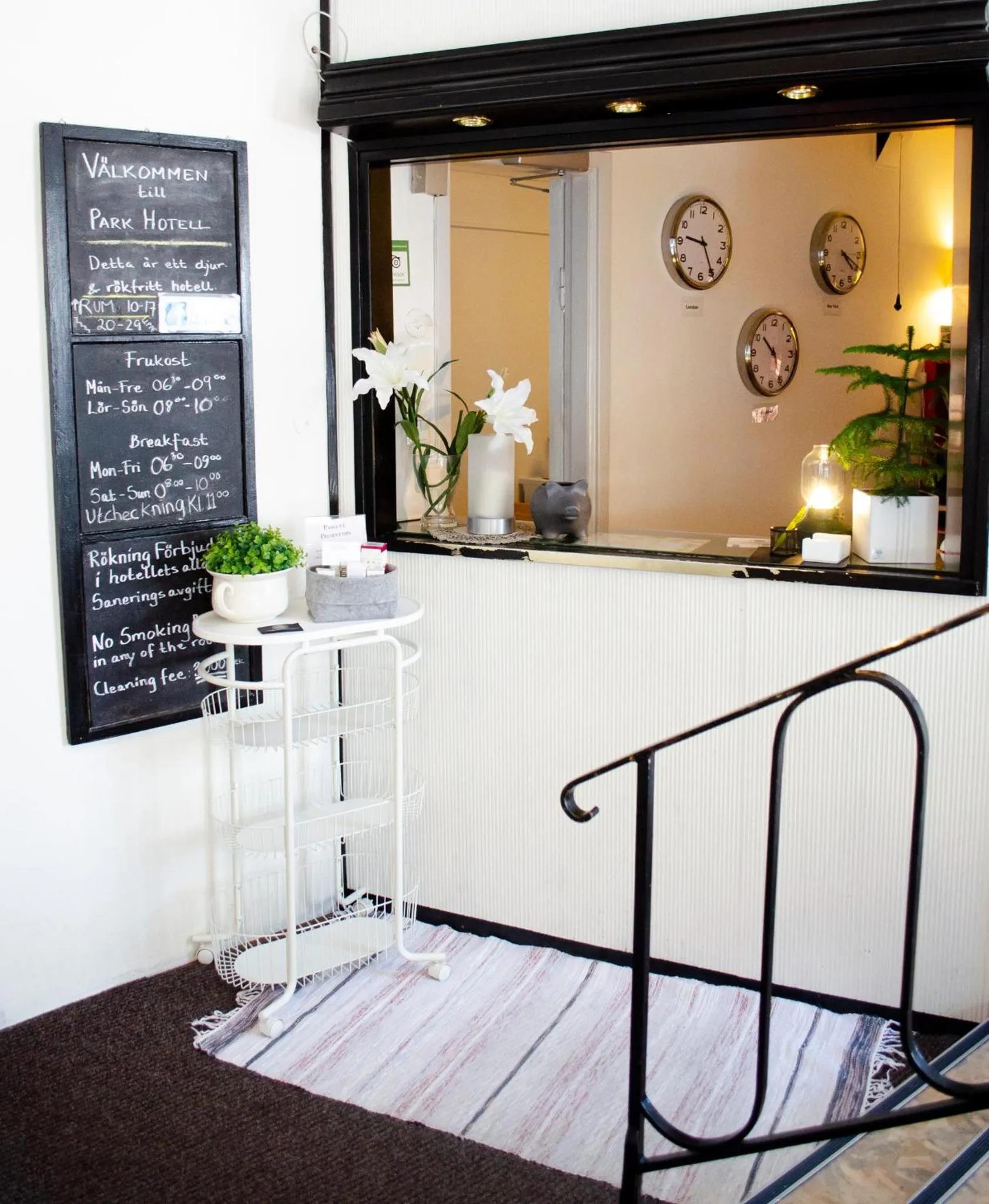 Lobby or reception in Park Hotell