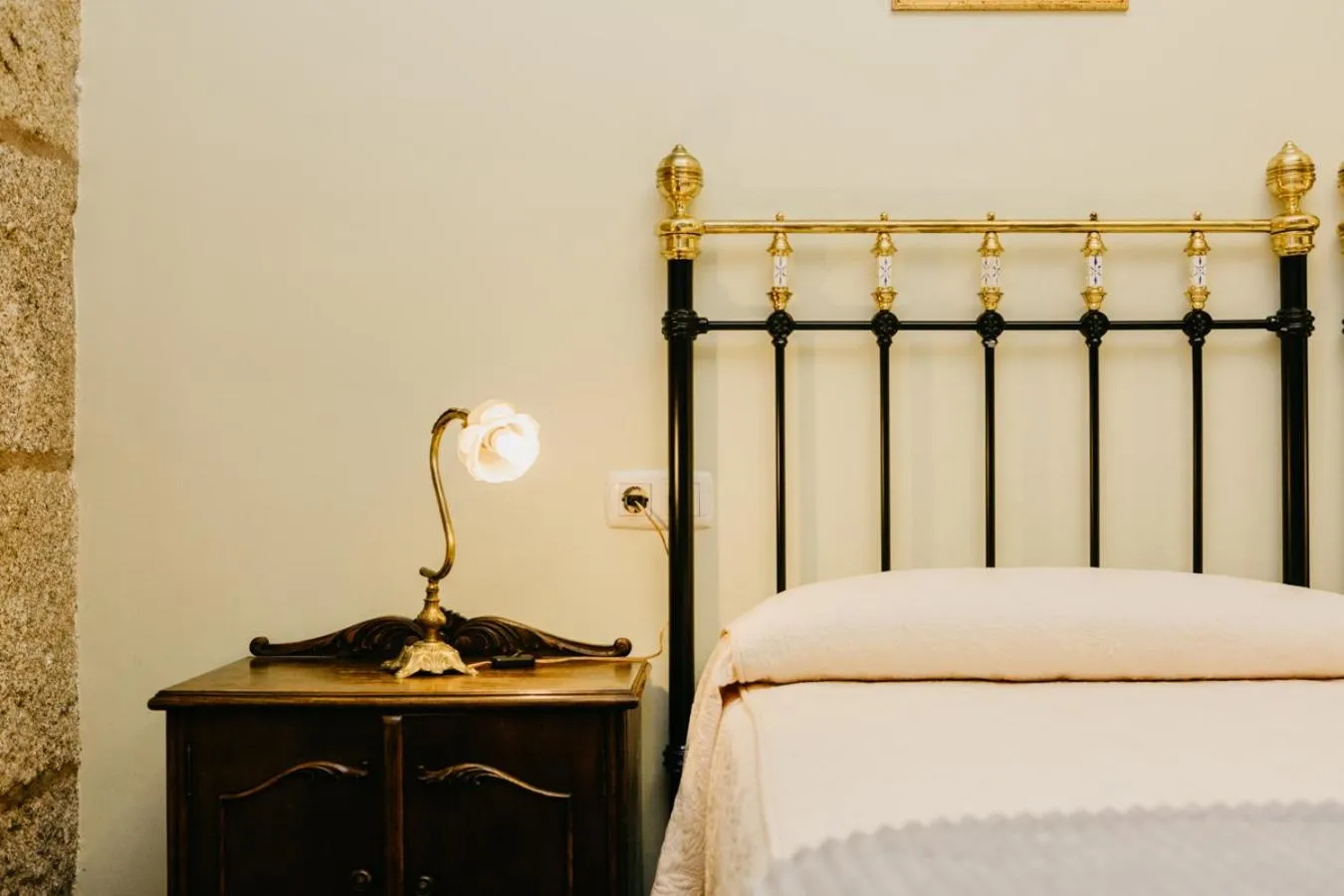 Bed in Pazo Almuzara