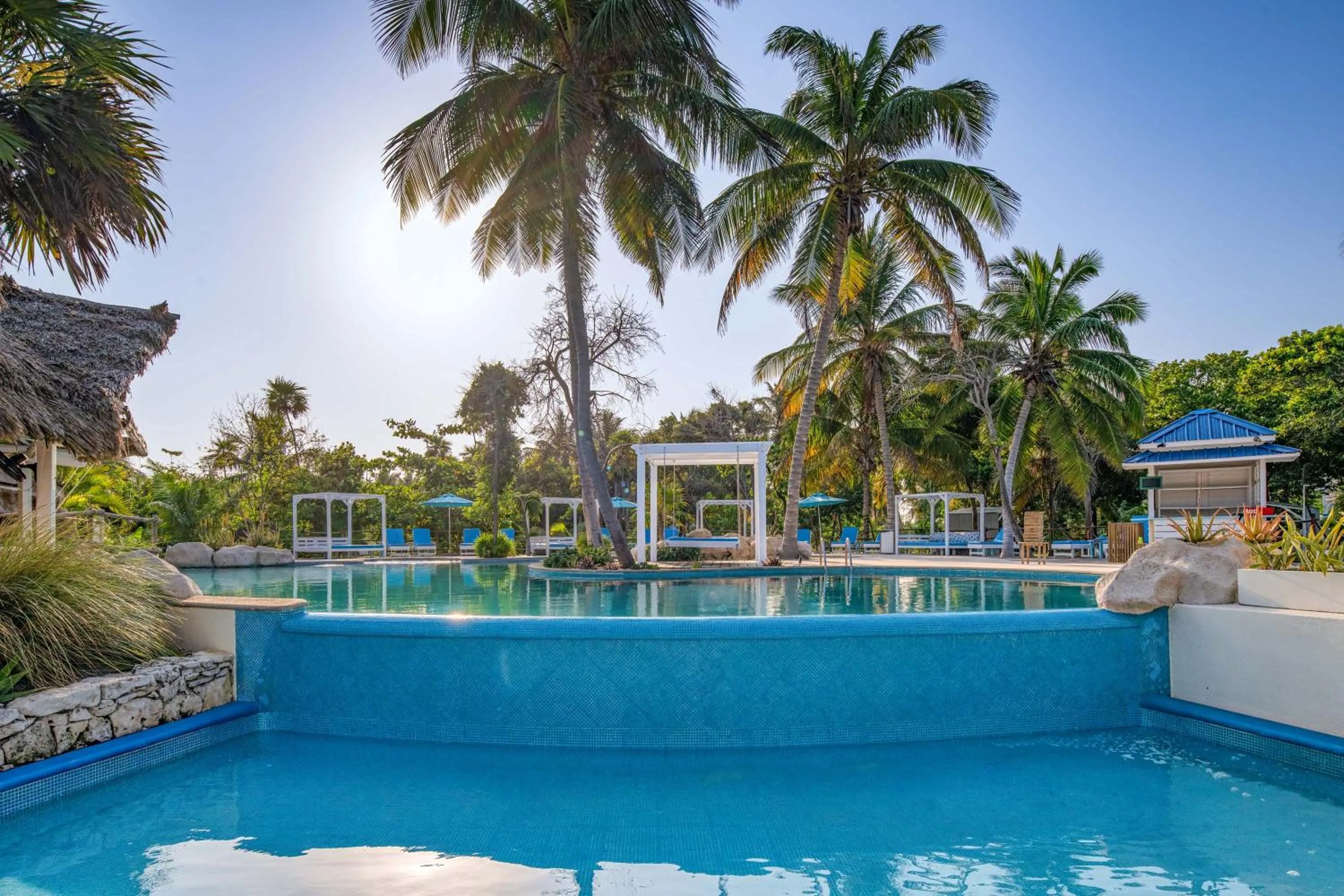 Swimming pool in Reef Haven Belize