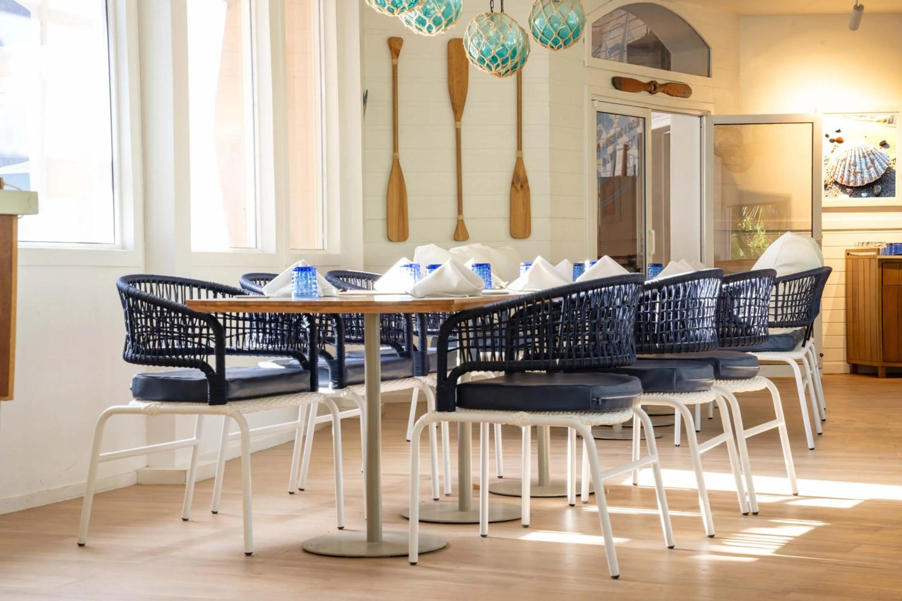Dining area in Reef Haven Belize