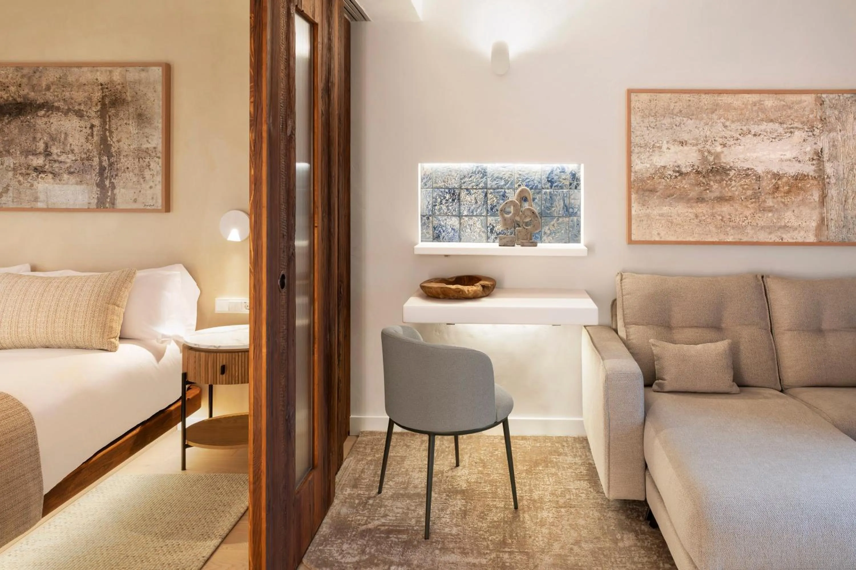 Bedroom, Bed in Mas Tapiolas