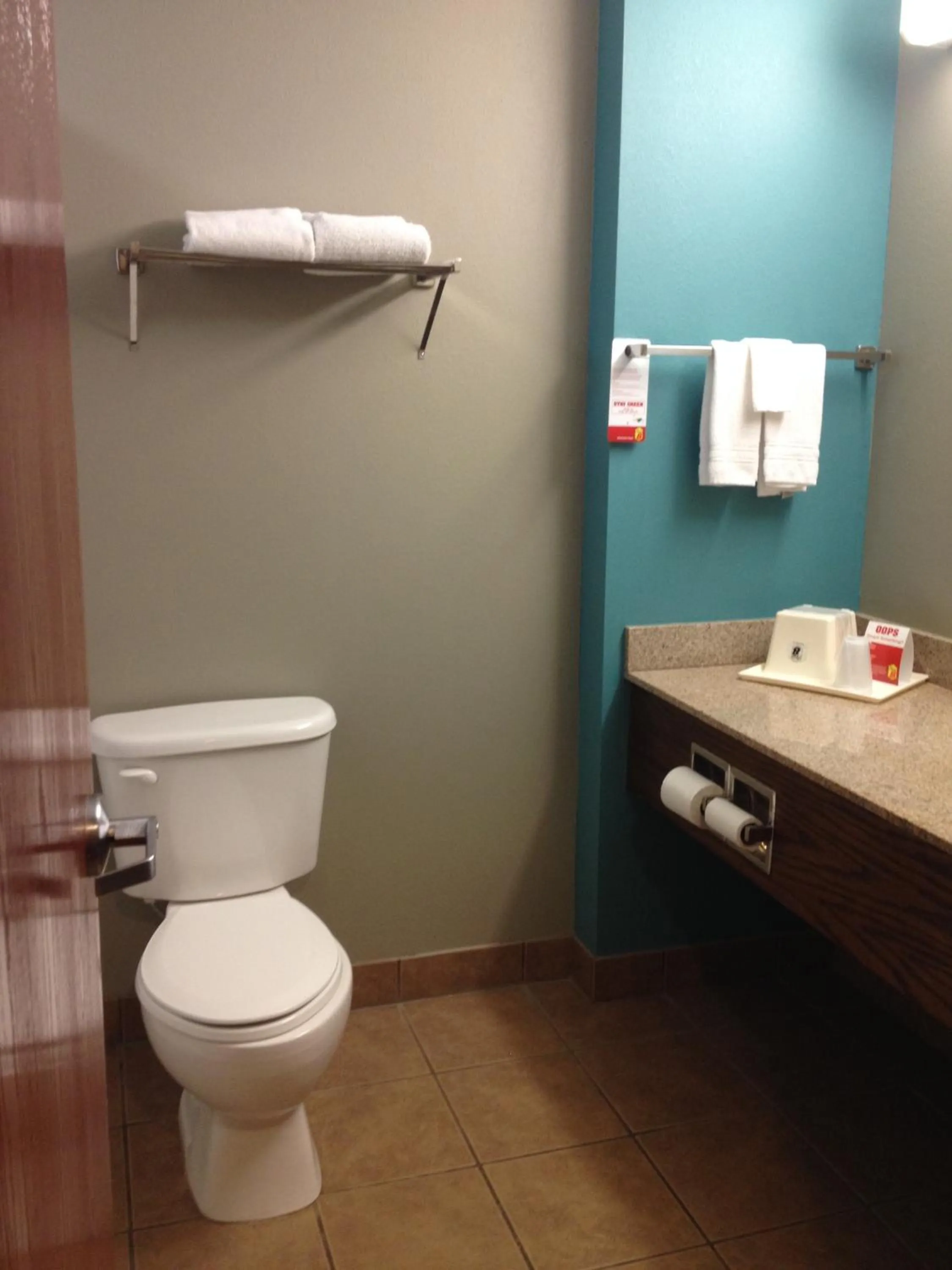 Toilet in Super 8 by Wyndham Rainsville