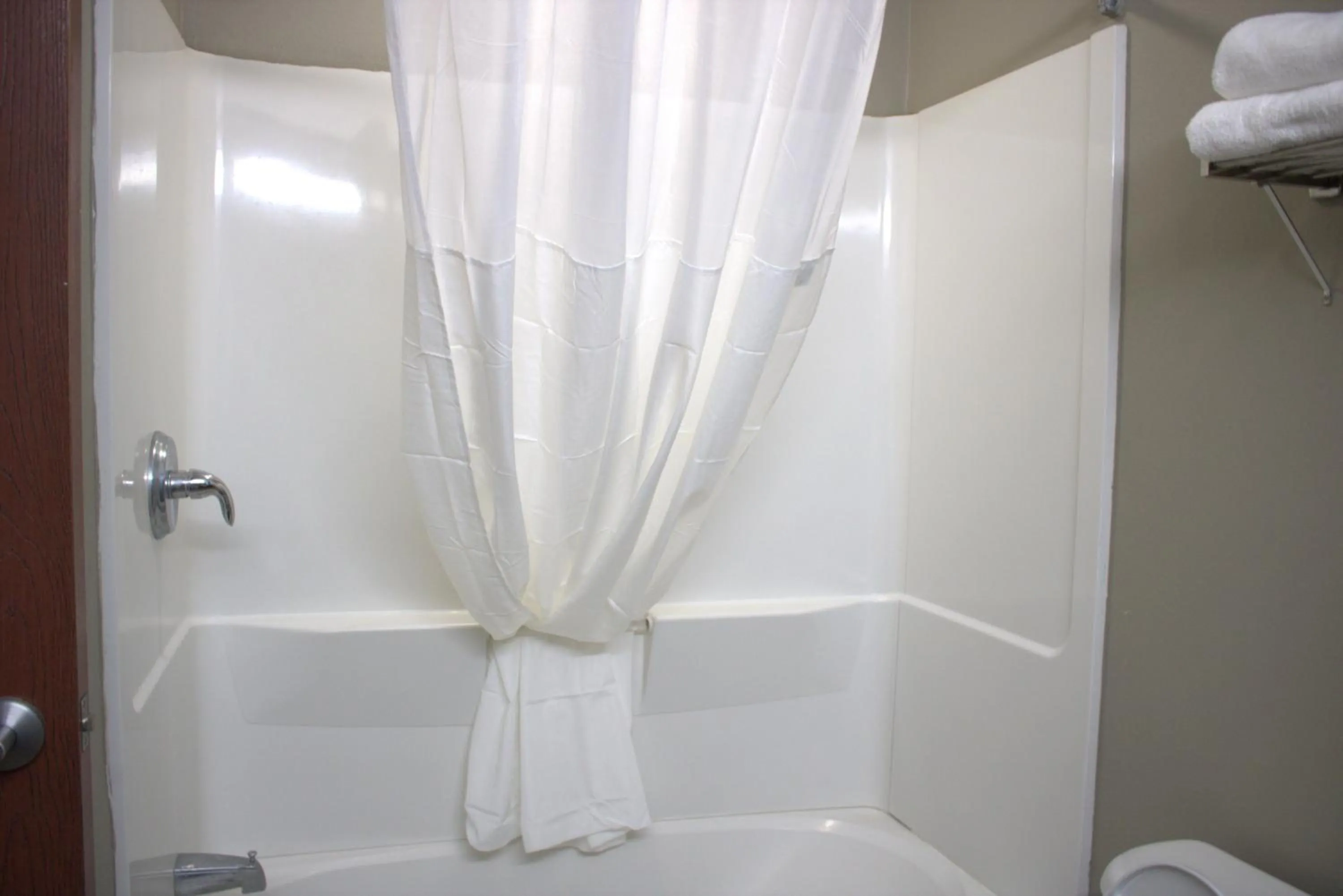 Bathroom in Super 8 by Wyndham Rainsville